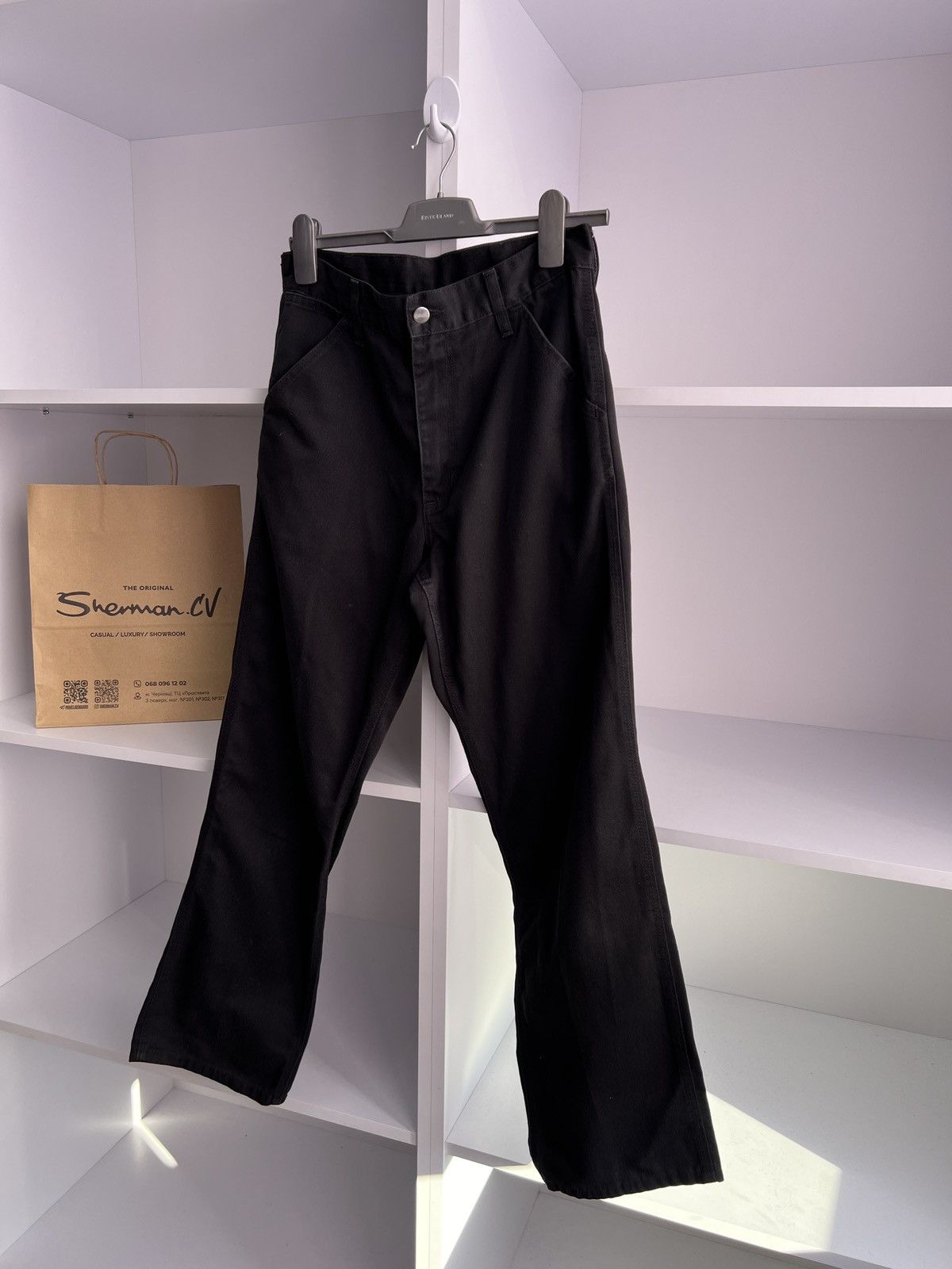 Carhartt × Vintage Vintage Carhartt Black Street wear pants Size US 28 / EU 44 - 5 Thumbnail