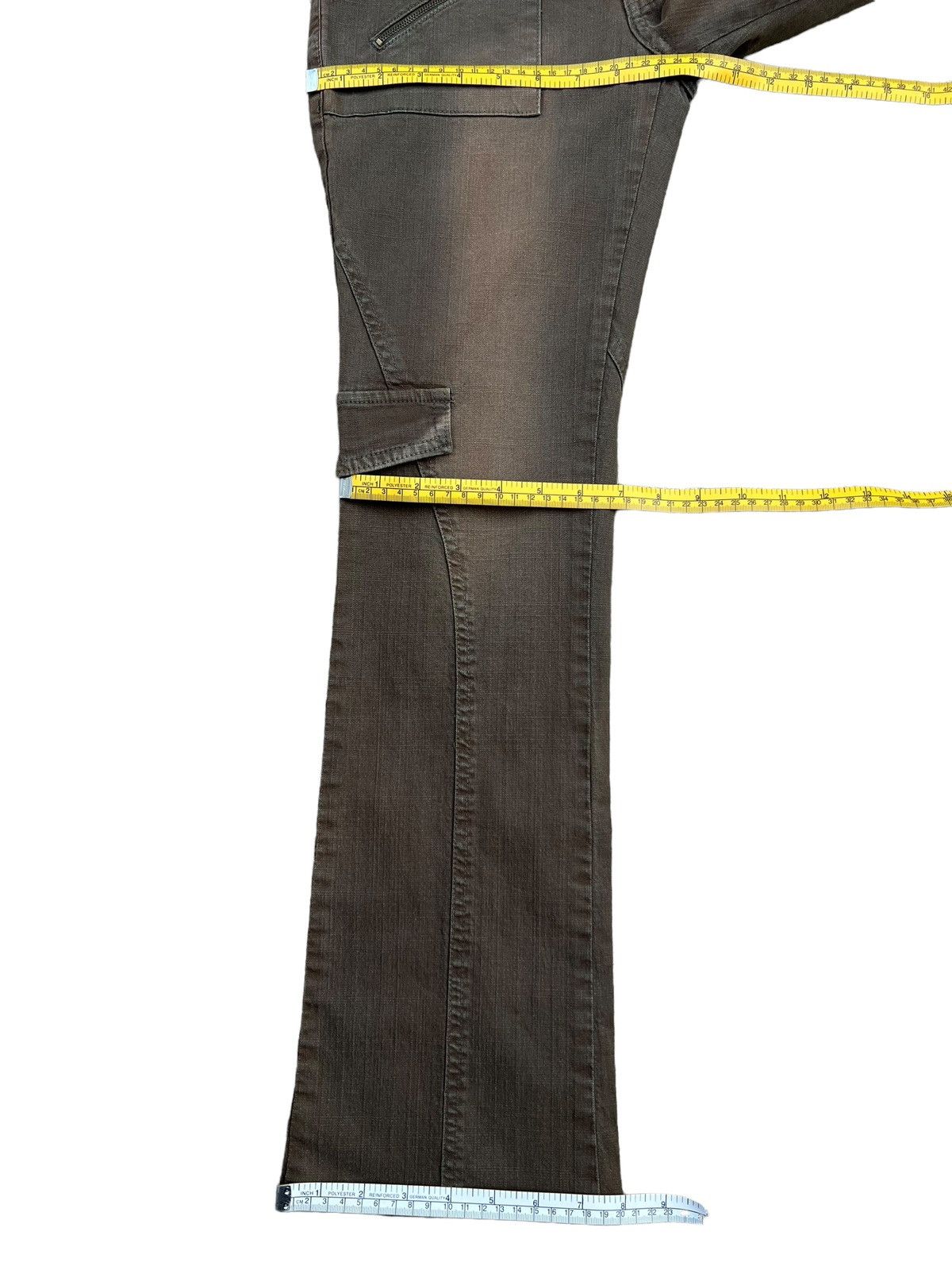 Japanese Brand Rare Japan Gothic Bondage Flare Pants 27x28 Size 27" / US 4 / IT 40 - 12 Thumbnail