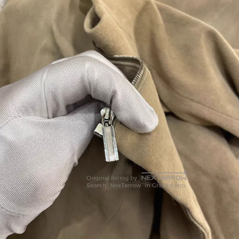 The Row The Row size 8 Khaki lambskin coat Size L / US 10 / IT 46 - 9 Thumbnail
