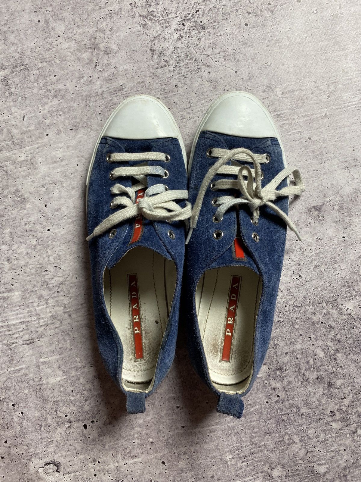 Prada Vintage Prada Red Tab Sneakers Size US 6.5 / EU 39-40 - 11 Thumbnail