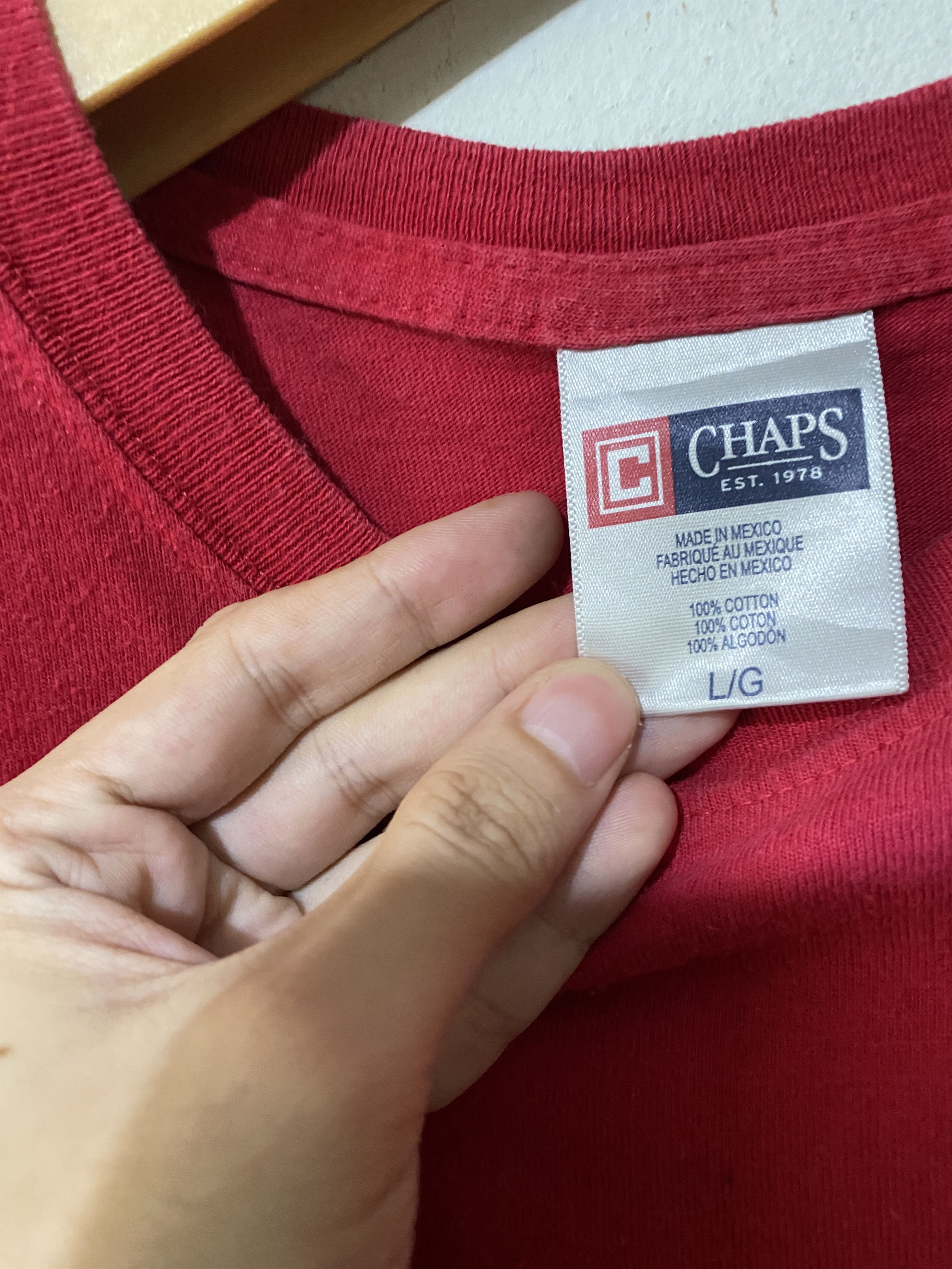 Chaps Ralph Lauren × Polo Ralph Lauren × Vintage Vintage Chaps Ralph Lauren Shirt Size US XL / EU 56 / 4 - 4 Thumbnail