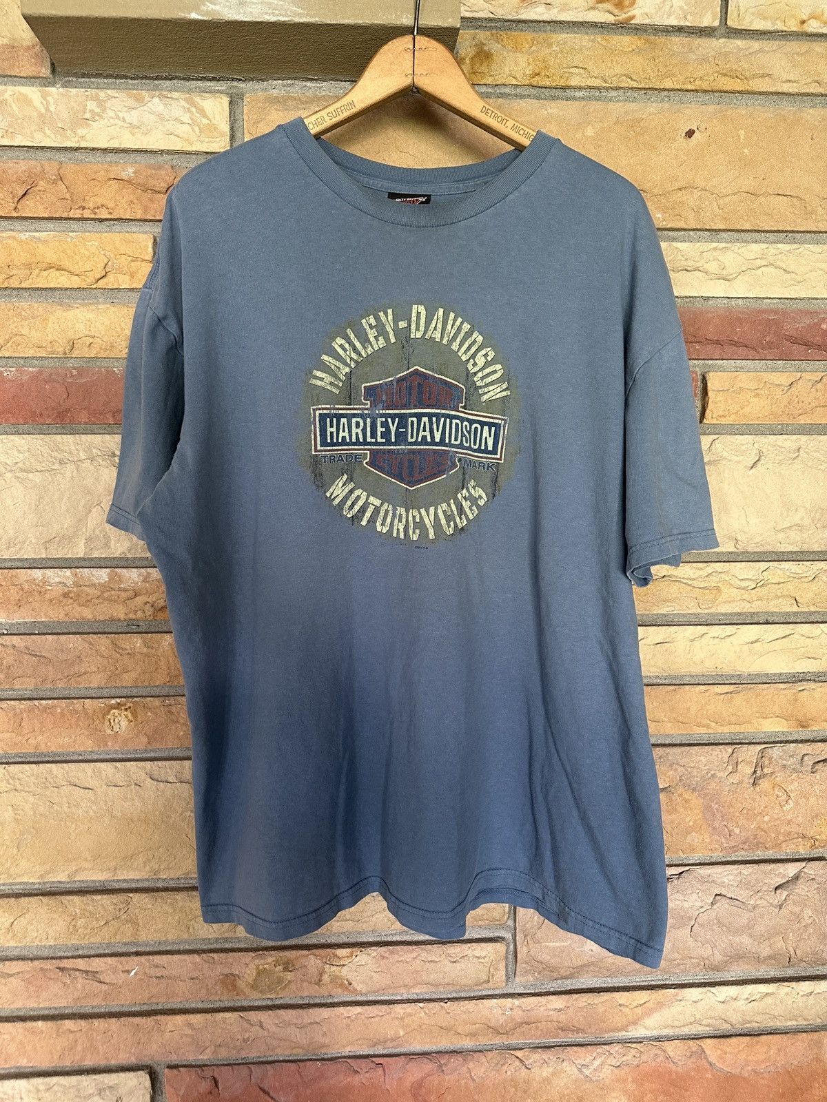 Harley Davidson Vintage Y2K Harley Davidson Texas Graphic Tee Size US XXL / EU 58 / 5 - 1 Thumbnail