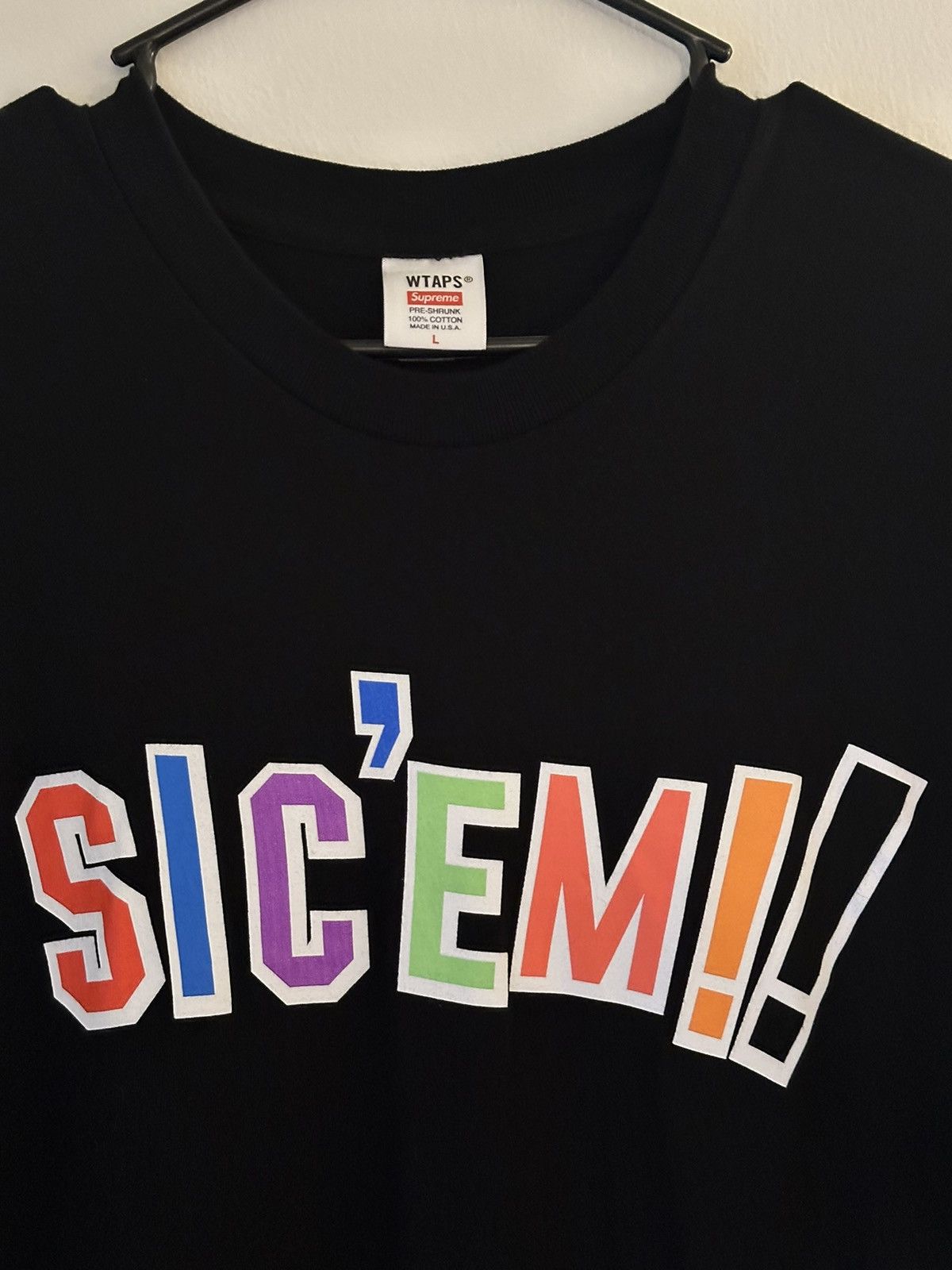 Supreme × Wtaps Supreme WTPAS Sic’Em! Tee Size US L / EU 52-54 / 3 - 2 Thumbnail