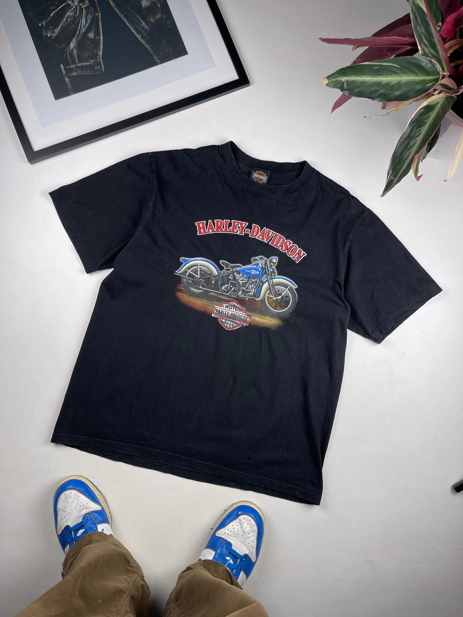 Harley Davidson Harley Davidson Tshirt motorcycle choppers Size US XL / EU 56 / 4 - 3 Thumbnail