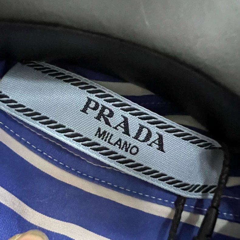 Prada Prada Striped triangle shirt dress 2502-Nextarrow Size XXS / US 00 / IT 34 - 4 Thumbnail