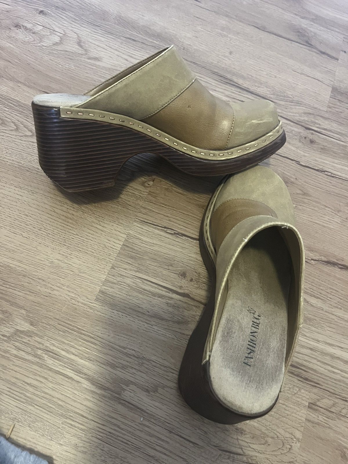 Vintage Fashion bug platform Size US 7 / IT 37 - 3 Thumbnail