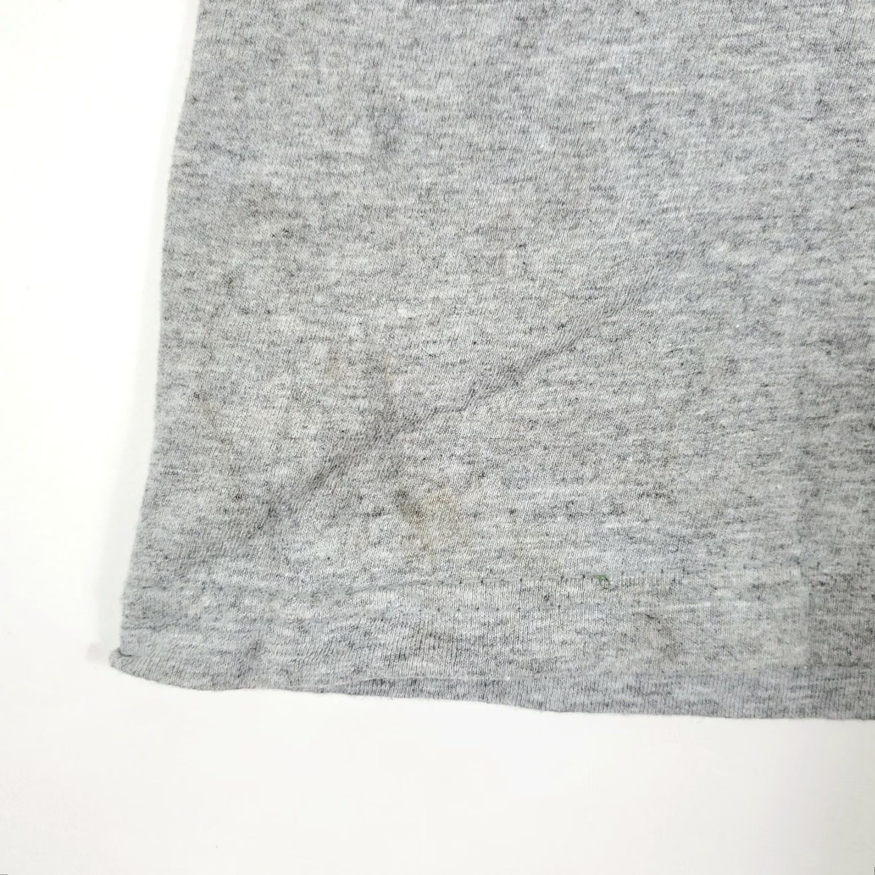 Adidas Adidas T-Shirt Mens Small Gray Earn Your Stripes Short Sleeve STAINED Size US S / EU 44-46 / 1 - 3 Thumbnail