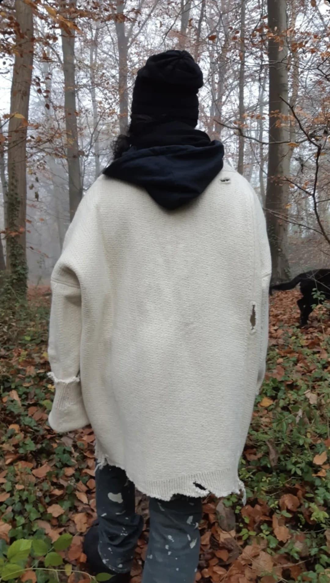 Raf Simons AW16 giant destroyed sweater Size US XXL / EU 58 / 5 - 13 Thumbnail