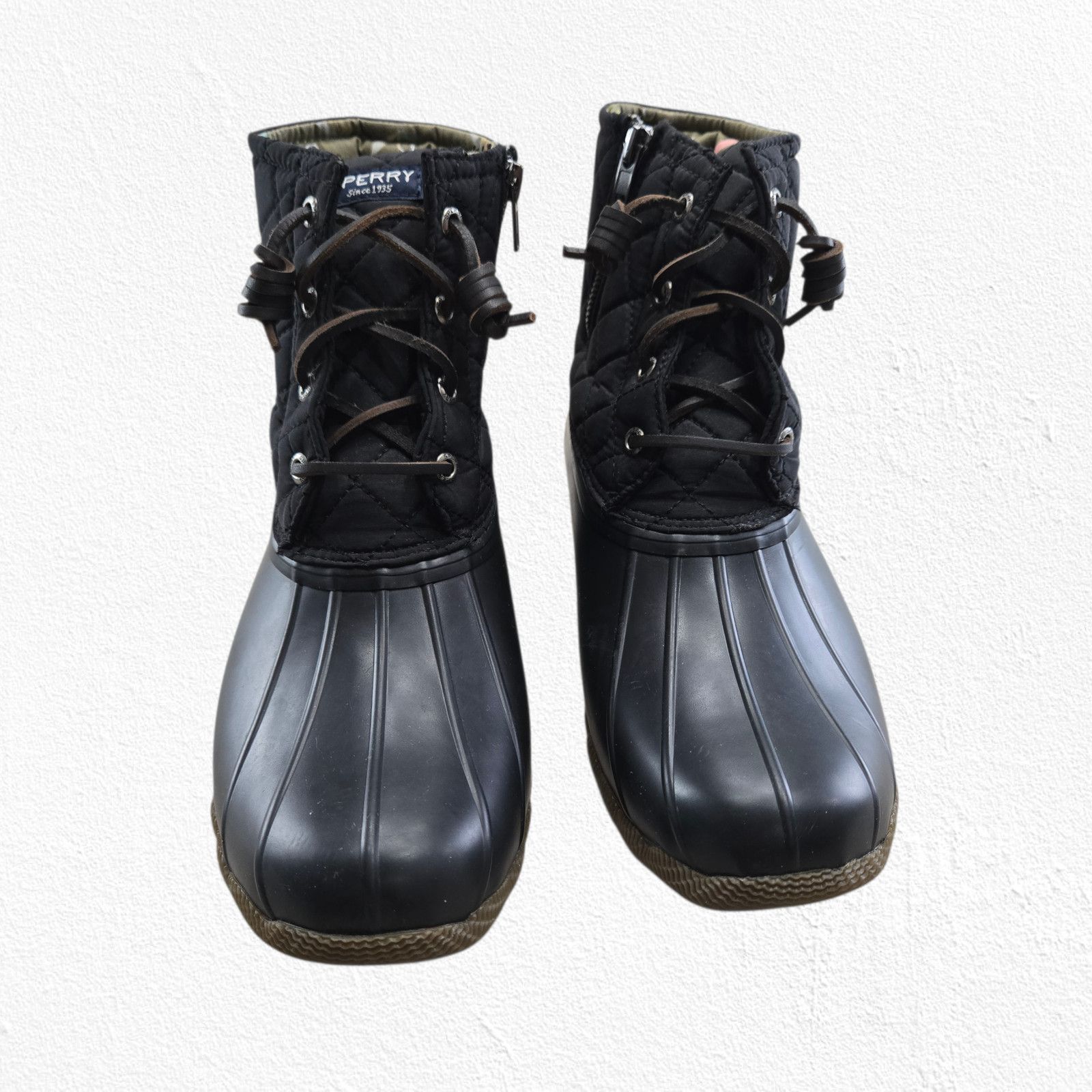 Sperry Sperry Quilted Duck Boots Black Size 9.5 Size US 9.5 / IT 39.5 - 11 Thumbnail