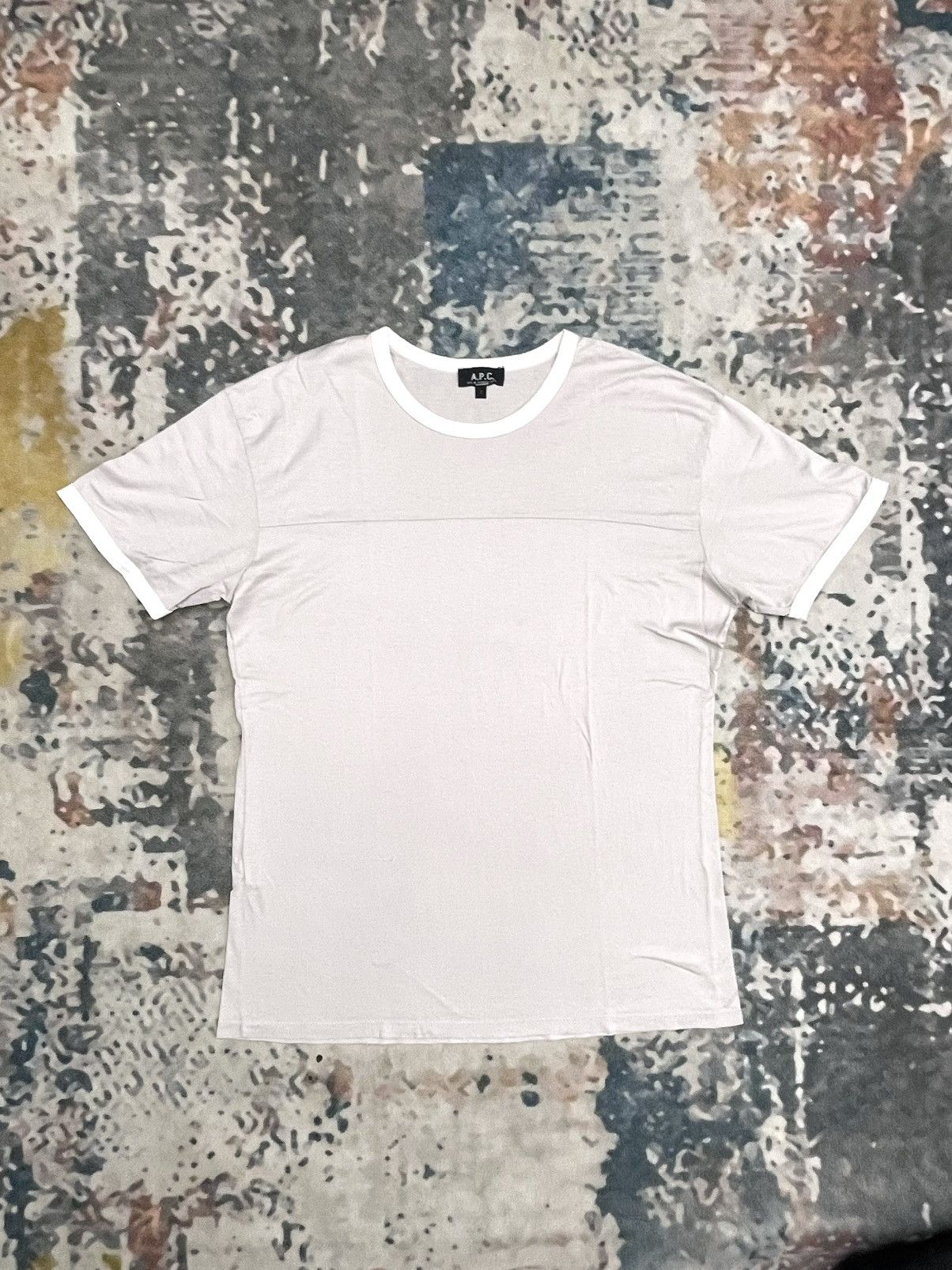 A.P.C. RARE!!! Vintage APC Ringer Tshirt Size US L / EU 52-54 / 3 - 1 Thumbnail
