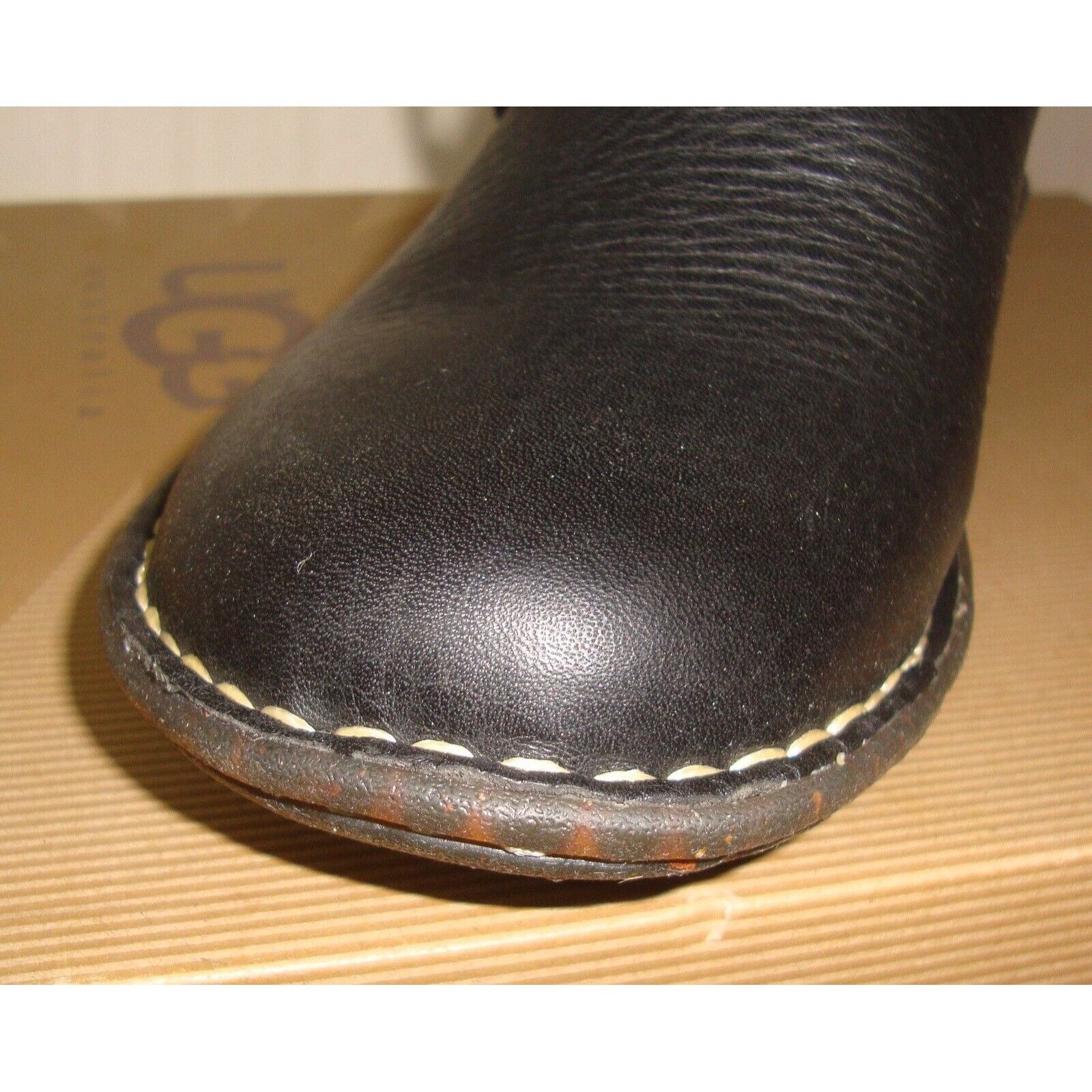Ugg UGG Australia Rianne Black Leather Lace Up Boots Women's Siz Size US 5 / IT 35 - 5 Thumbnail