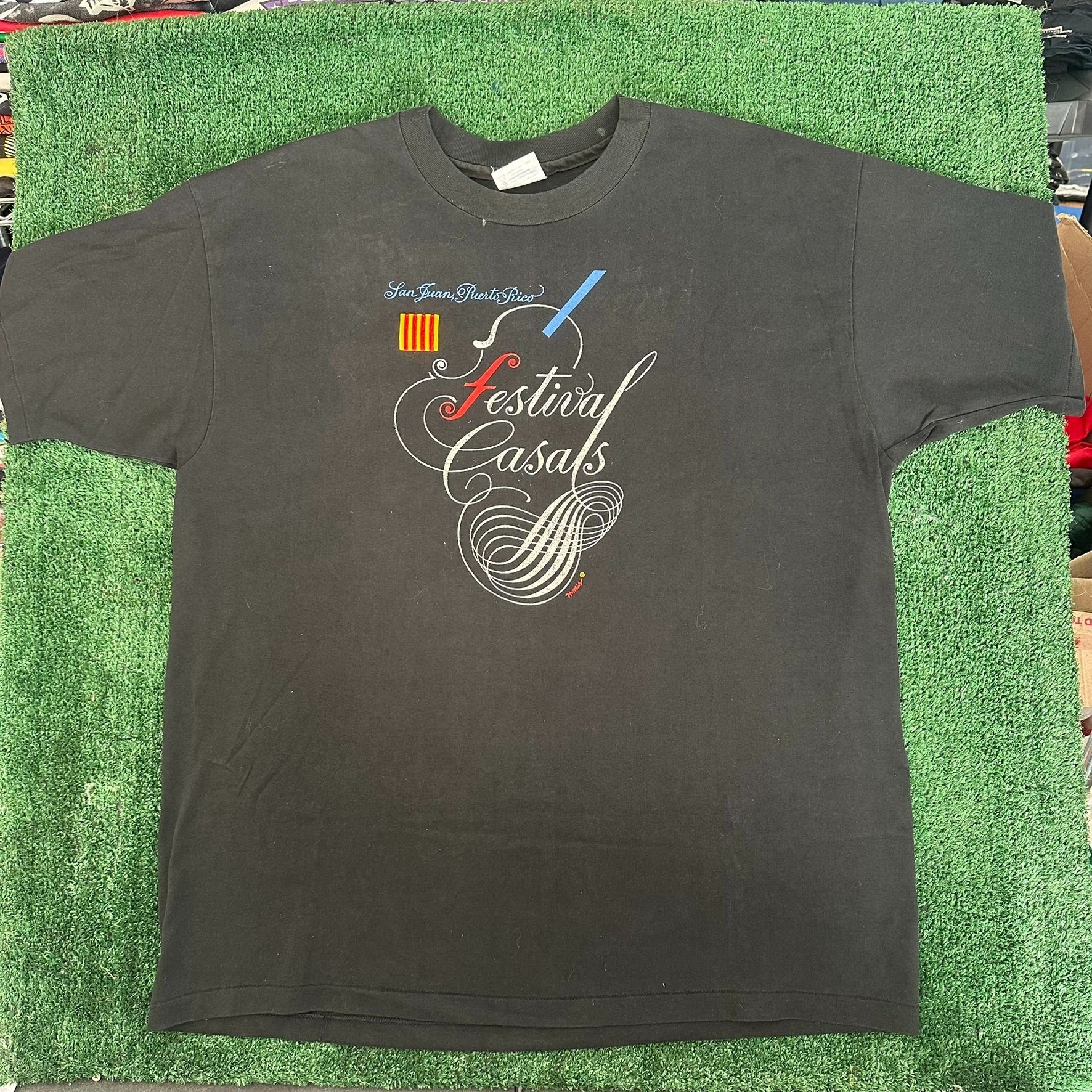Hanes Vintage 80s Classical Music Festival Puerto Rico T-Shirt Tee Size US XXL / EU 58 / 5 - 1 Thumbnail