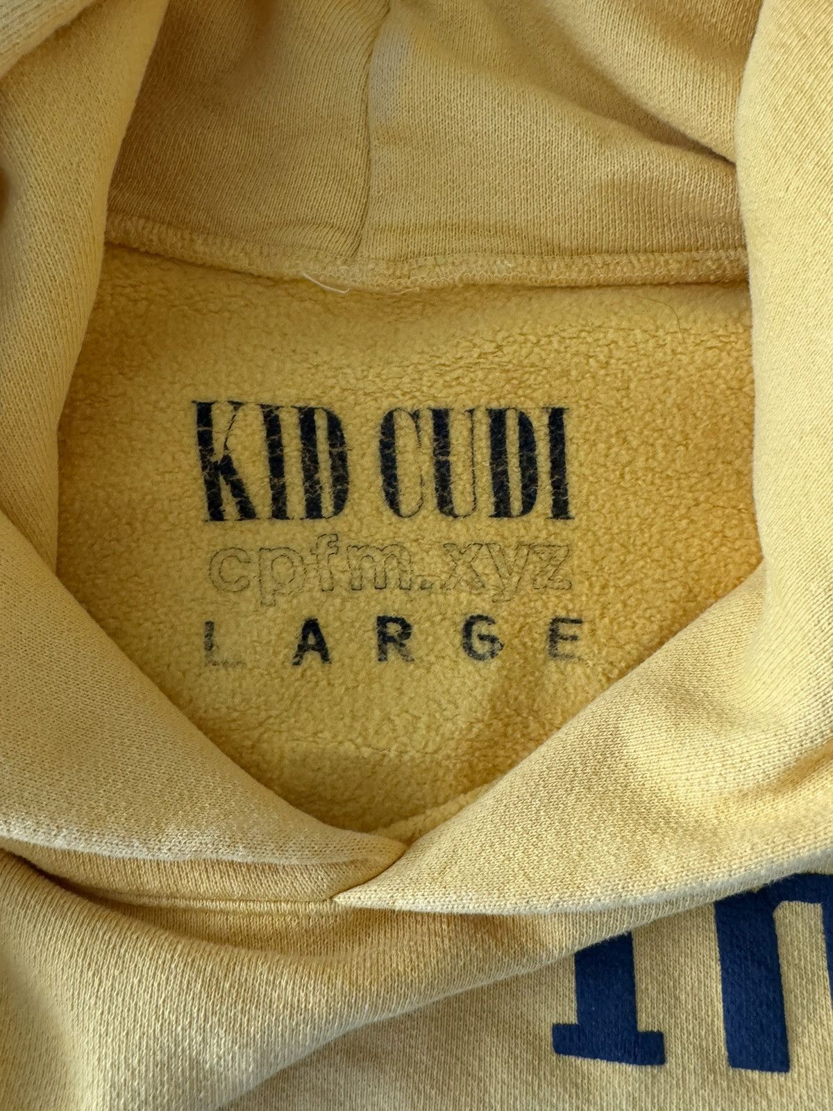 Cactus Plant Flea Market × Kid Cudi Kid Cudi CPFM Swim In The Light Yellow Hoodie Size US L / EU 52-54 / 3 - 8 Thumbnail