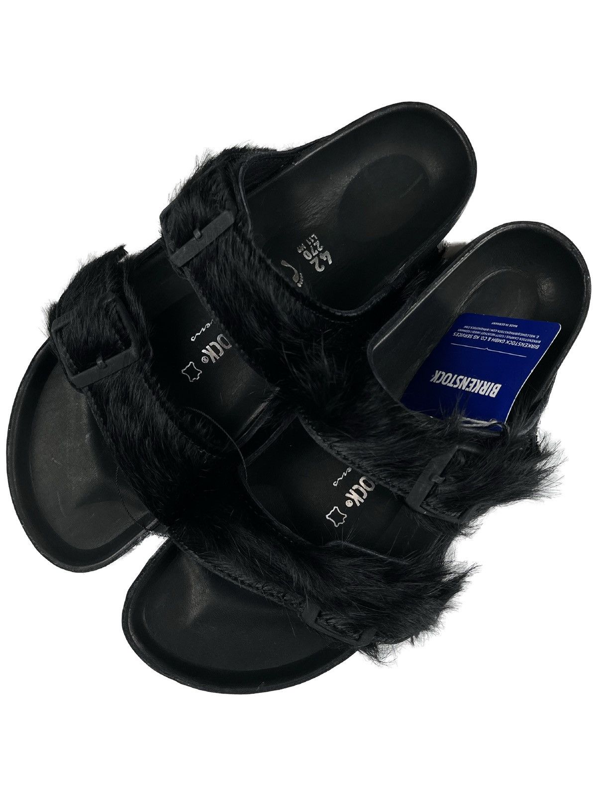 Rick Owens Rick Owens Pony Hair Fur Arizona Birkenstock Sandals Grailed