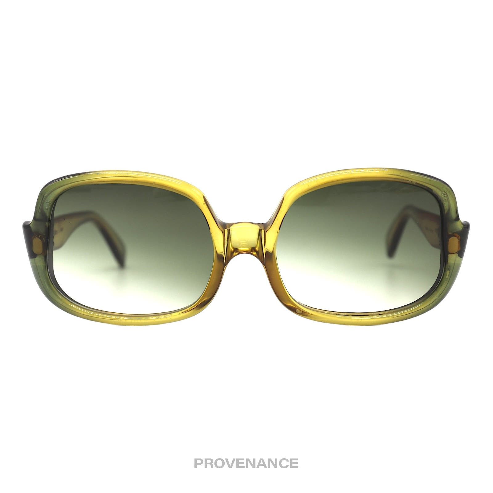 image of Christian Dior Optyl Vintage Sunglasses - Green Yellow, Men's