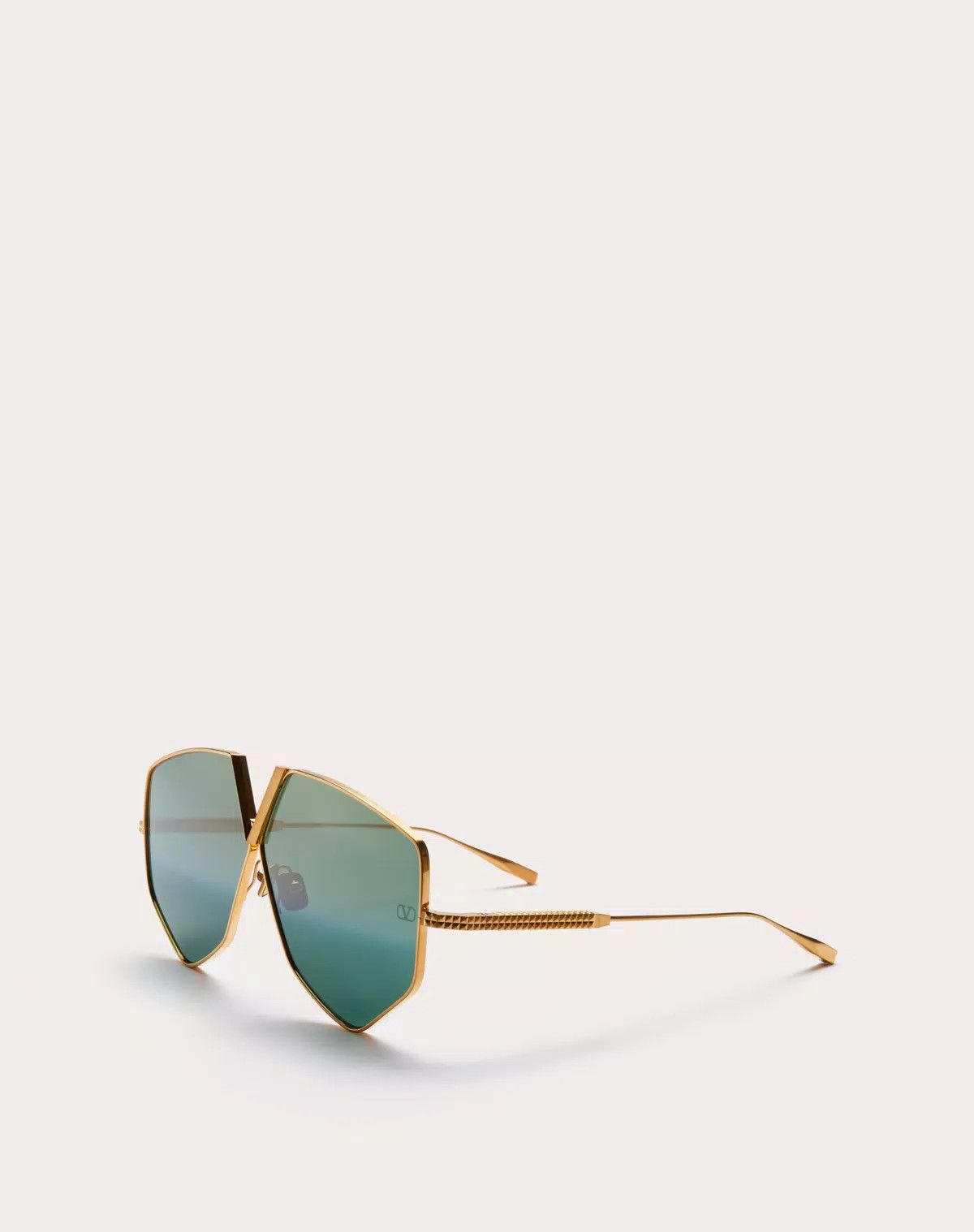 Valentino oc11z0725 Size: 64/ Titanium Aviator Frame in Dark Green Size ONE SIZE - 2 Thumbnail