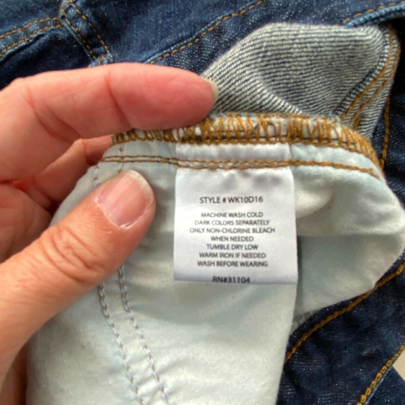 Madison Madison Cropped Leg Dark Wash Jeans Womens 6 Regular Blue Size 28" / US 6 / IT 42 - 5 Thumbnail