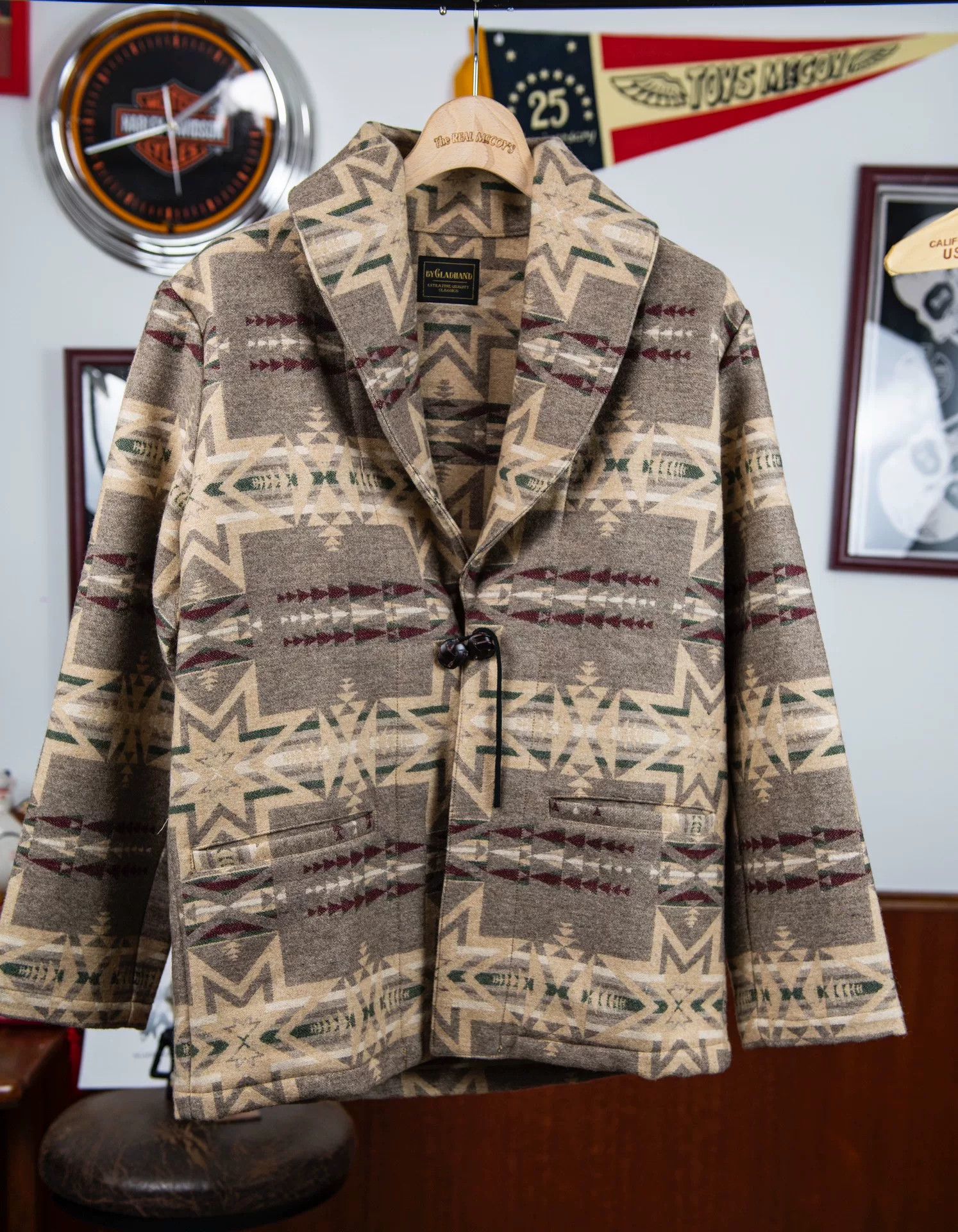 Japanese Brand Gladhand Wool Jacket Vintage Style Size US S / EU 44-46 / 1 - 1 Thumbnail