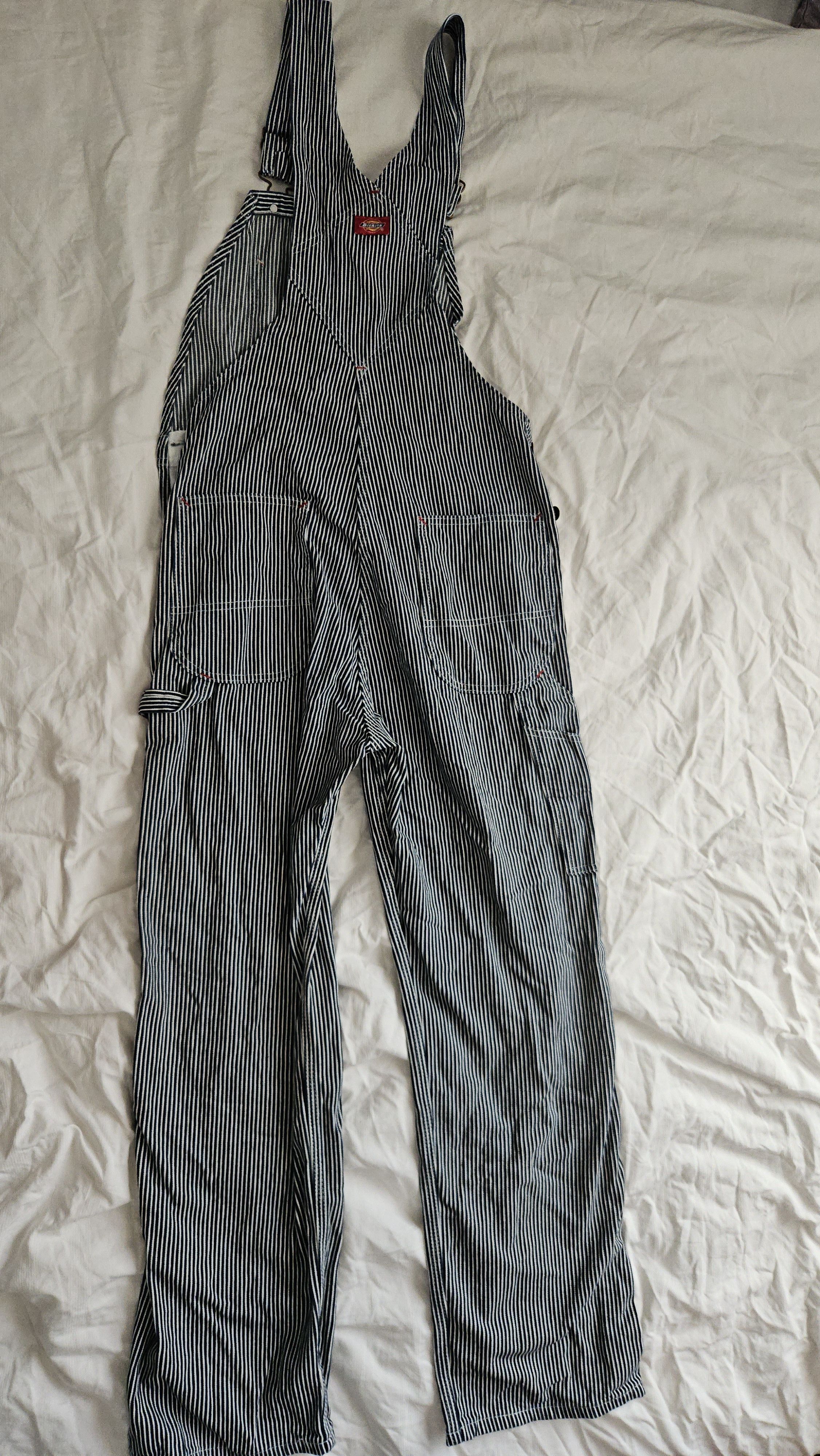 Dickies Dickies Stripe Overalls Size US 30 / EU 46 - 4 Thumbnail