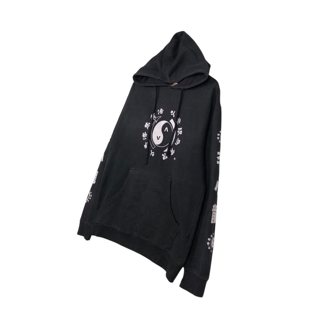 Japanese Brand 📌Vintage Hoodie Pull Over RVCA Big Logo Design Size US M / EU 48-50 / 2 - 3 Thumbnail