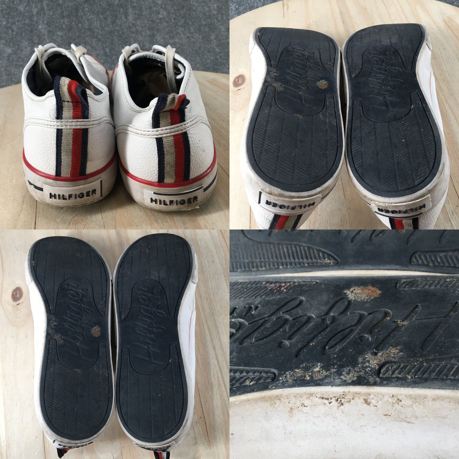 Tommy Hilfiger Tommy Hilfiger Shoes Mens 10.5 Low Top Sneaker White Faux Leather Lace Up Casual Size US L / EU 52-54 / 3 - 8 Thumbnail