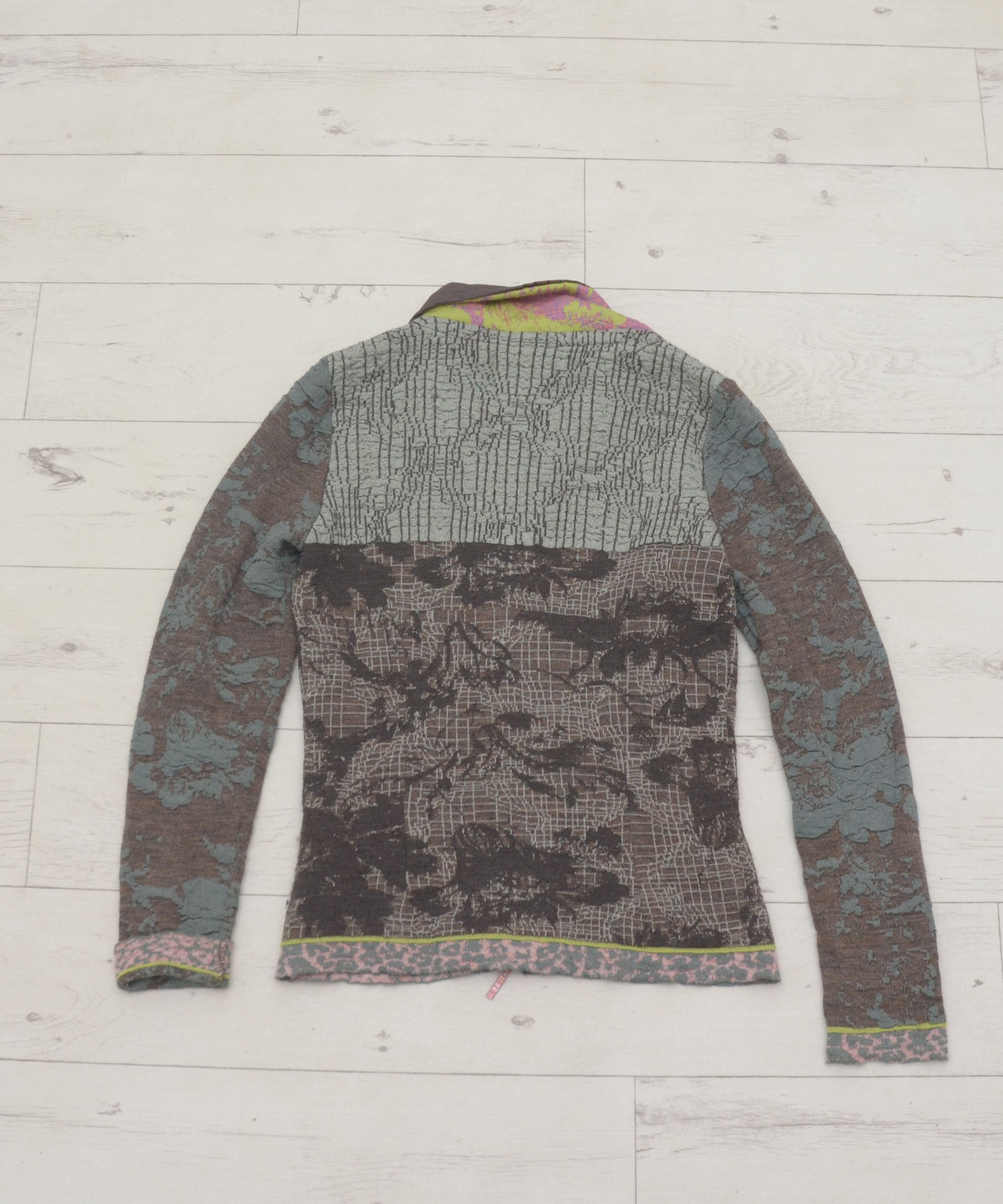Other Vintage Eva & Clandi Woll Full Zip Sweater Jacket 90's Size S / US 4 / IT 40 - 9 Thumbnail