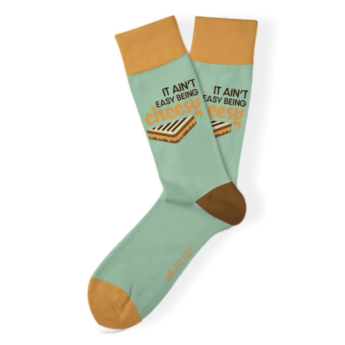 Other New ‘It Ain’t Easy Being Cheesy’ Adult Crew Socks Size ONE SIZE - 1 Thumbnail