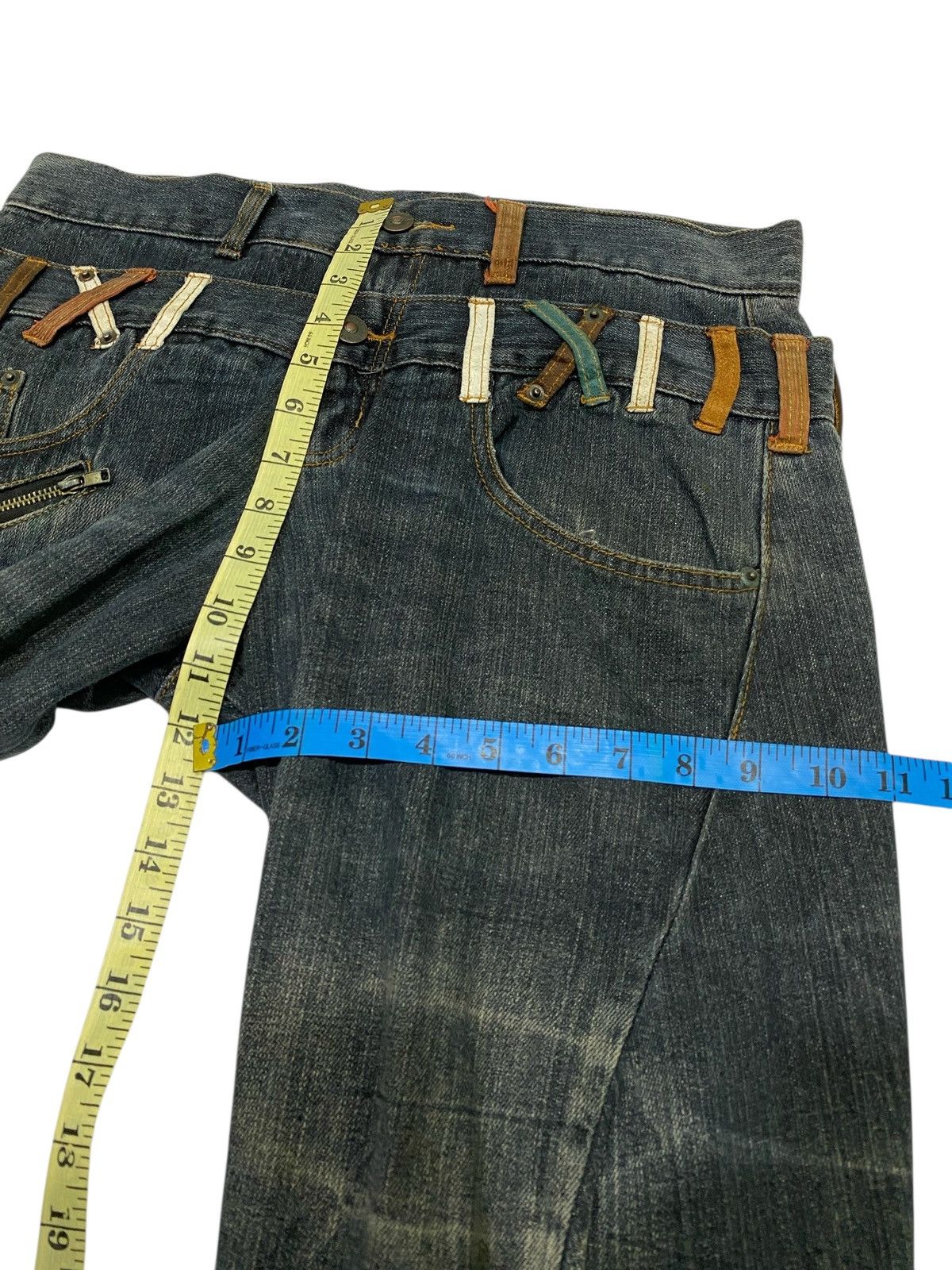 Japanese Brand Japanese Brand X Agate label ppfm style double knee jeans Size US 34 / EU 50 - 11 Thumbnail