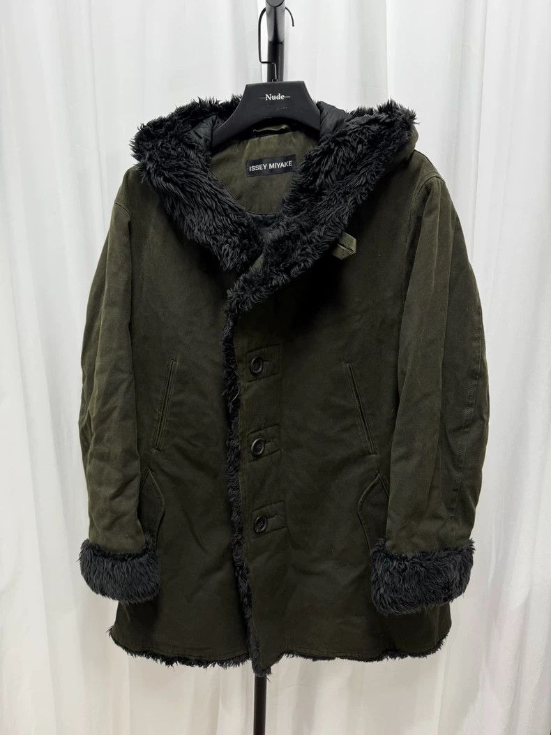 Issey Miyake Issey miyakeFur Collar Parka coat 2502-Nextarrow Size US M / EU 48-50 / 2 - 1 Thumbnail