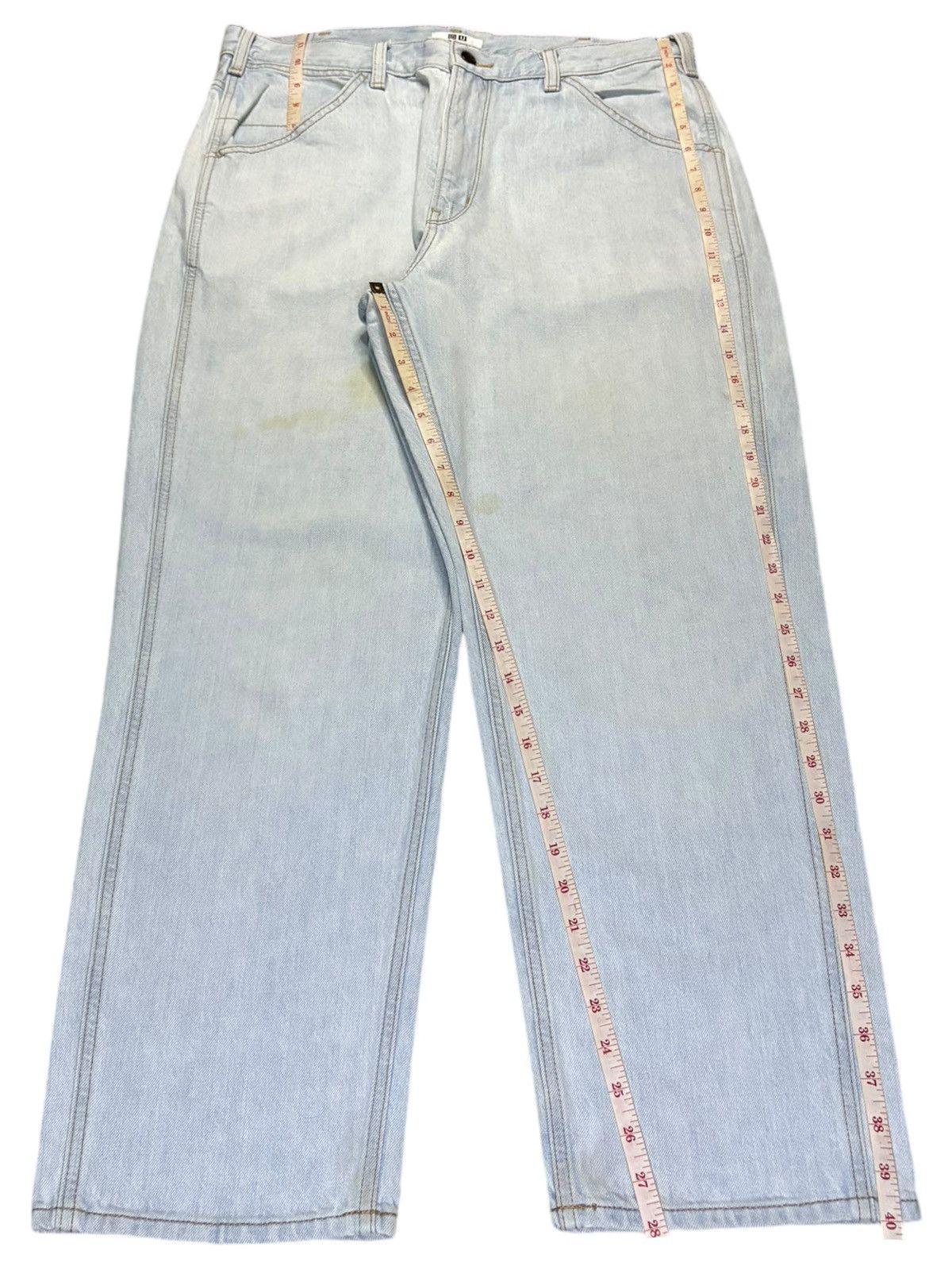 Christophe Lemaire × Japanese Brand × Uniqlo Vintage Uniqlo U Christophe Lemaire Light Wash Loose Jeans Size US 35 - 13 Thumbnail