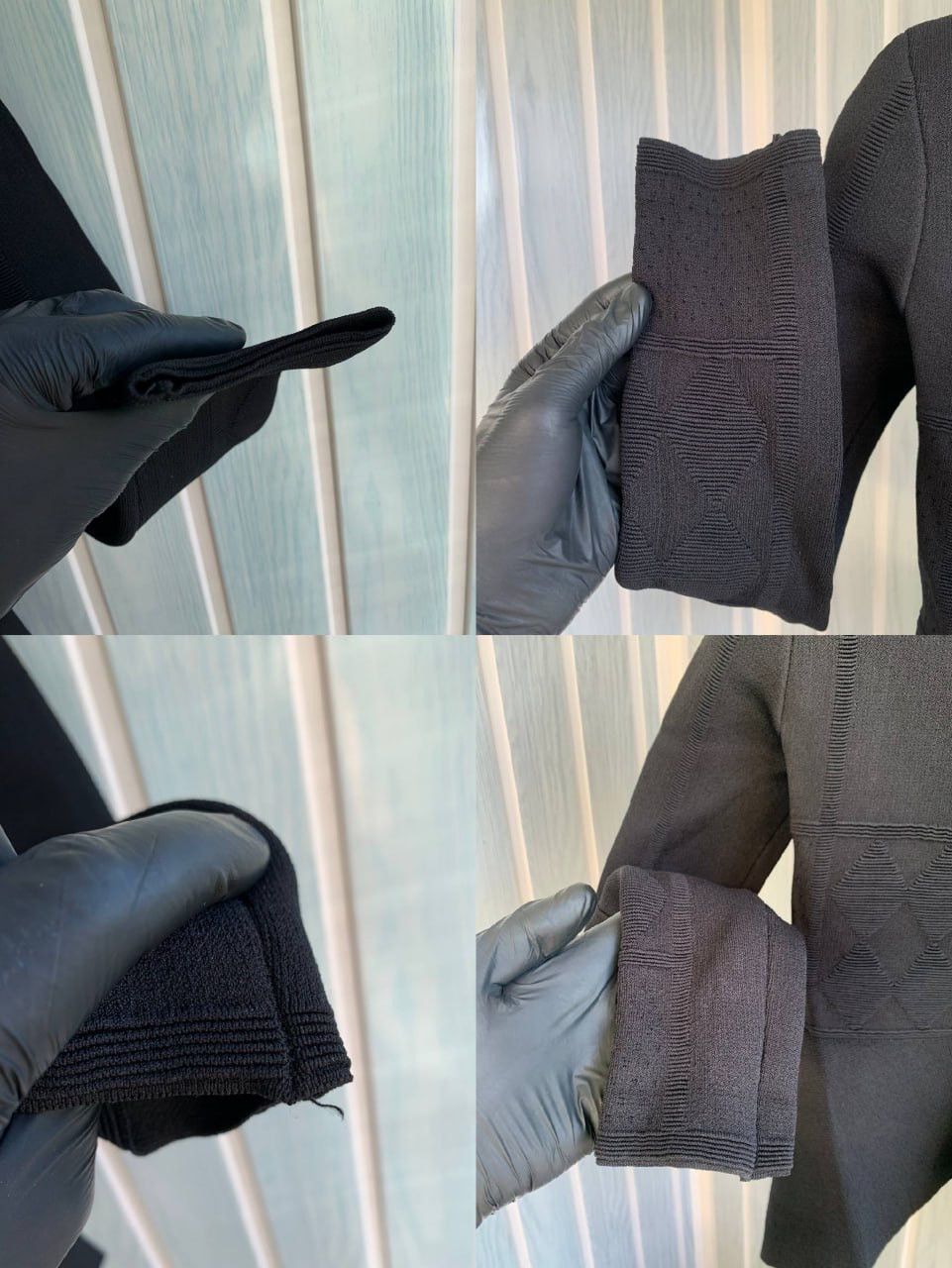 Designer × Scanlan Theodore Scanlan Theodore Black Crepe Knit Viscose & Polyamide Jacket Size S / US 4 / IT 40 - 24 Thumbnail