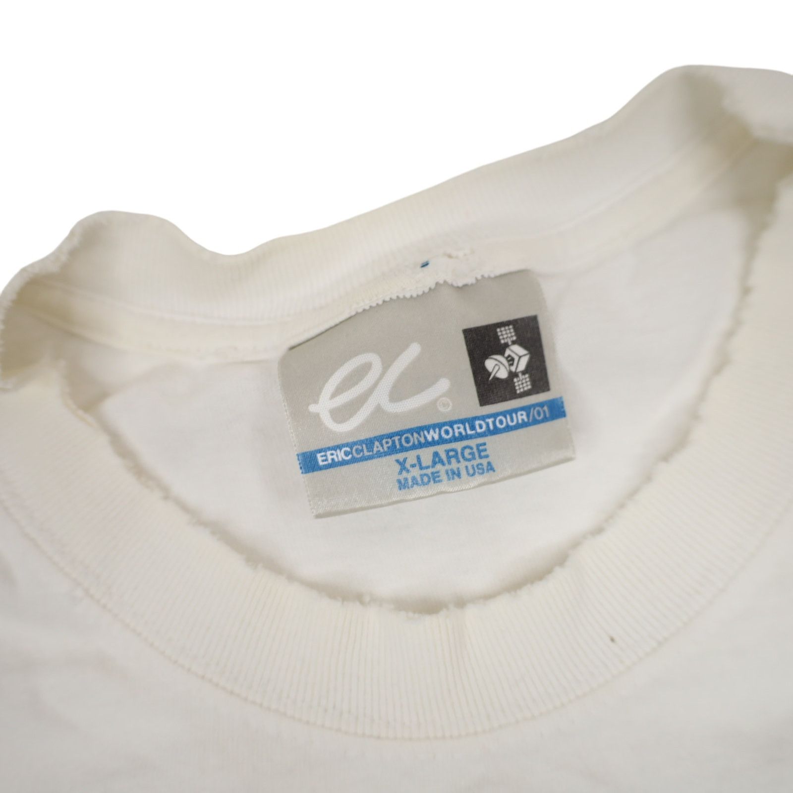 Band Tees × Vintage Vintage 2001 Eric Clapton World Tour Graphic T Shirt Size US XL / EU 56 / 4 - 5 Thumbnail