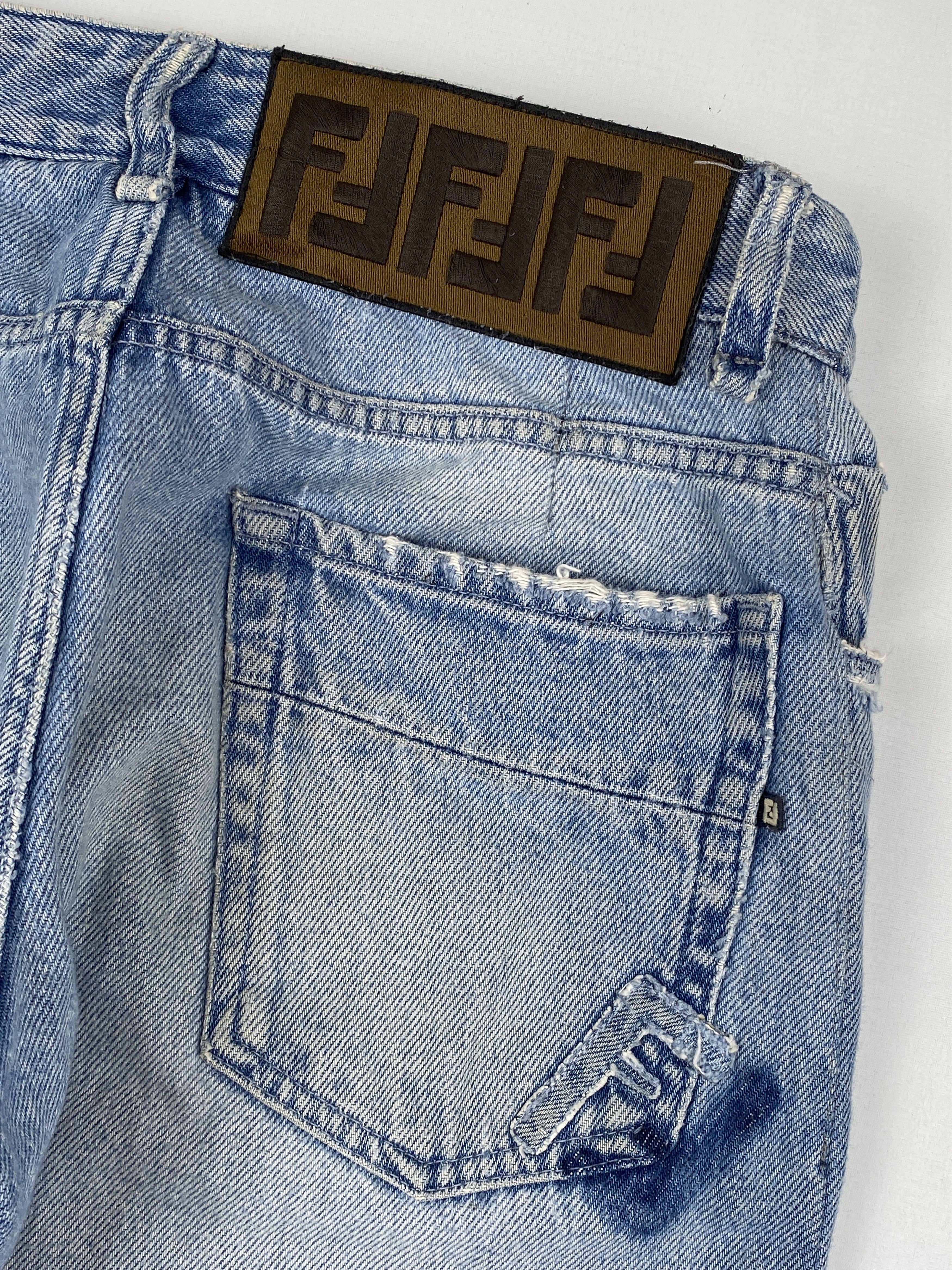 Fendi Stone Washed Jeans Size 24" / US 00 / IT 34 - 12 Thumbnail