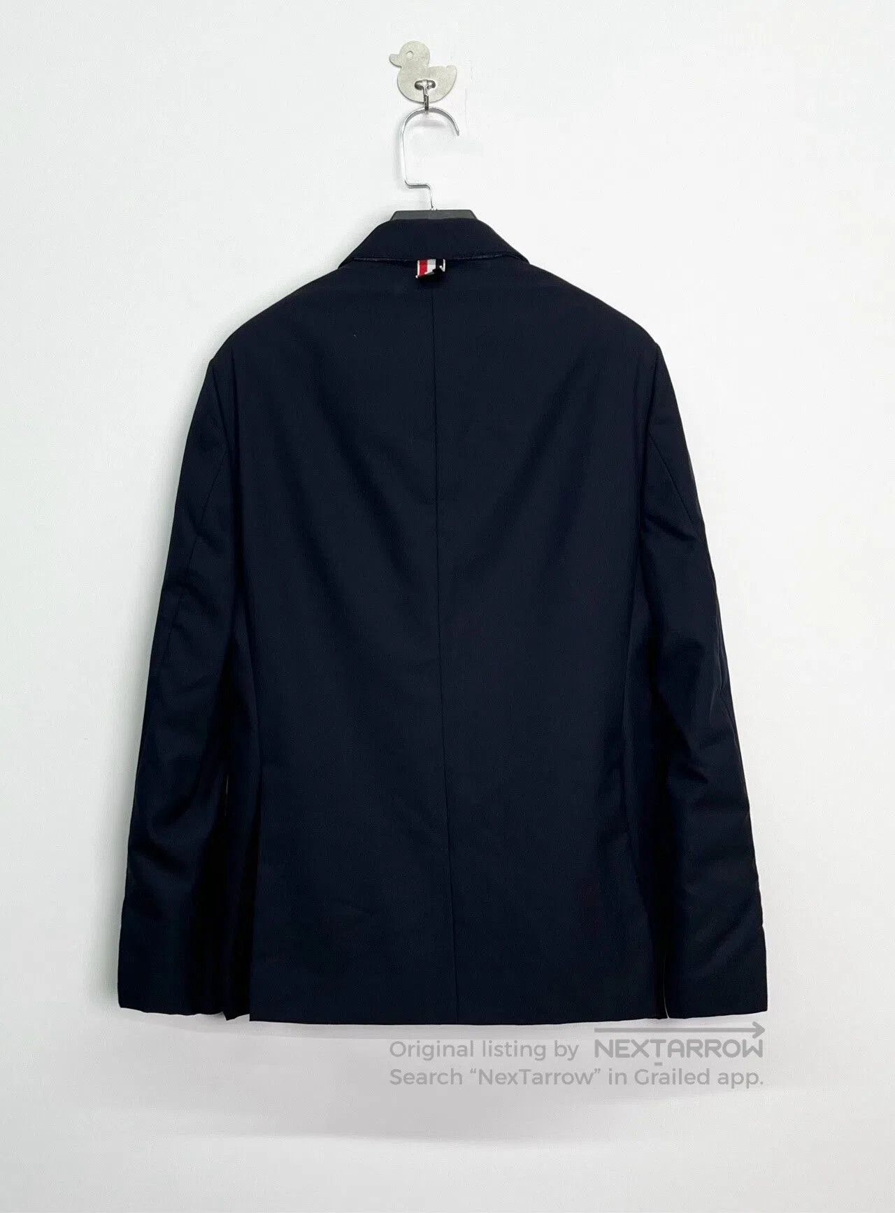 Thom Browne navy blazer with gold anchor details. Size US S / EU 44-46 / 1 - 2 Thumbnail