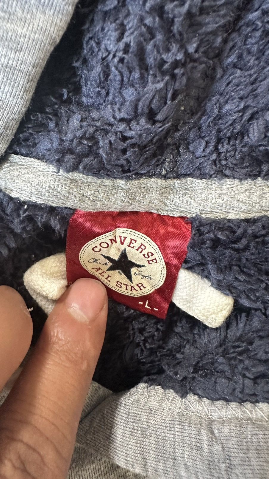 Converse VINTAGE COVERSE FLEECE INNER HOODIE Size US M / EU 48-50 / 2 - 7 Thumbnail