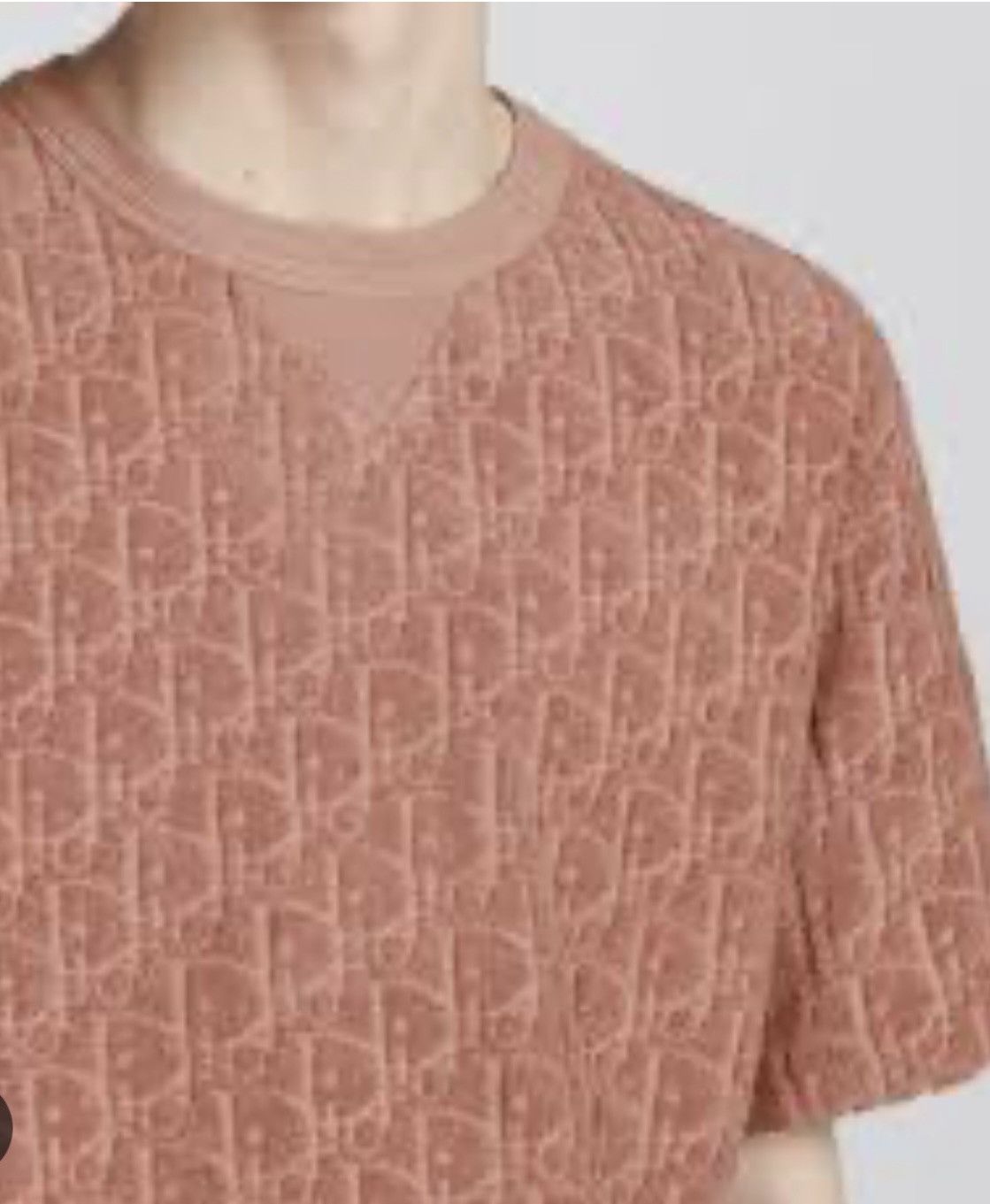 Dior × Kim Jones 🔥 Dior Essential Oblique Terry Cotton Relaxed fit Top Size US XXL / EU 58 / 5 - 1 Thumbnail