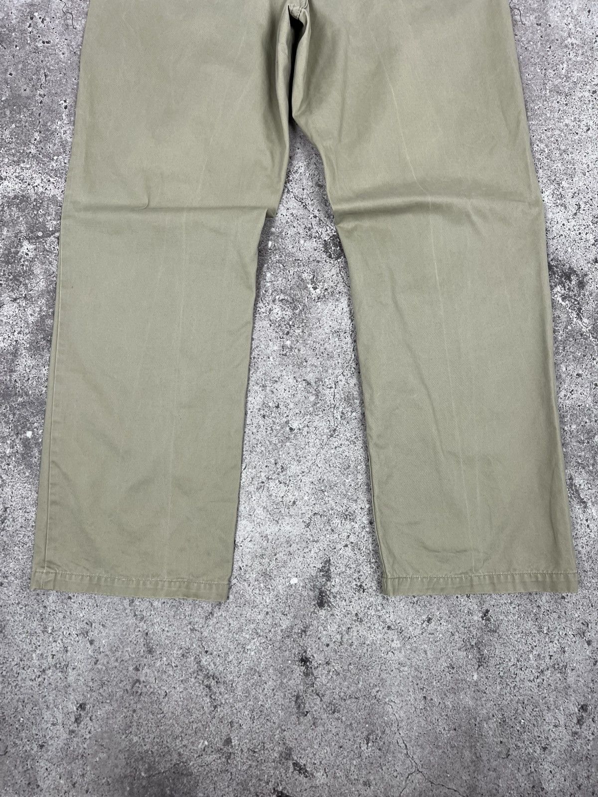 Yves Saint Laurent YSL Yves Saint Laurent Chino Cotton Pants Big Logo Size US 32 / EU 48 - 3 Thumbnail