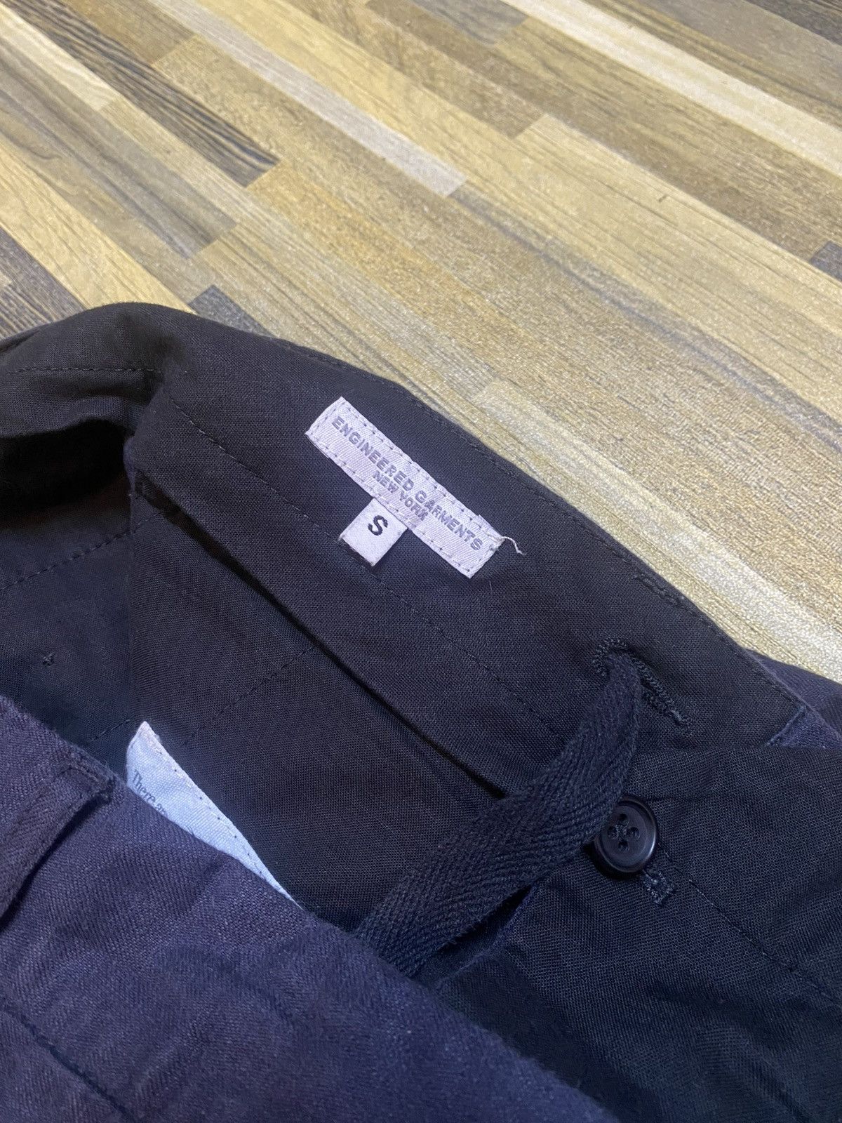 Engineered Garments × Needles × Nepenthes Engineered Garments Linen Navy Trousers Pants Size US 32 / EU 48 - 4 Thumbnail