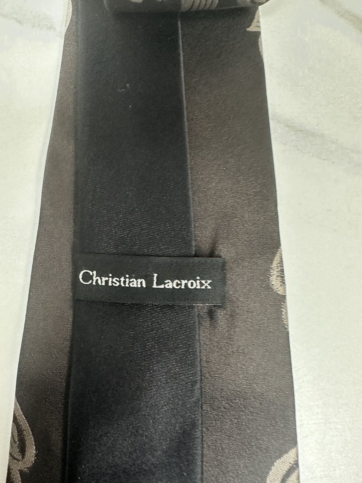 Christian Lacroix Christian Lacroix silk necktie Size ONE SIZE - 2 Thumbnail