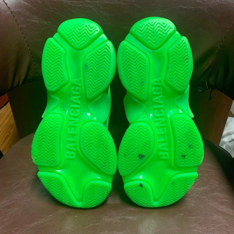 Balenciaga Balenciaga size 36 Triples Fluorescent Green Daddy Shoes 25 Size US 5 / EU 37 - 7 Thumbnail
