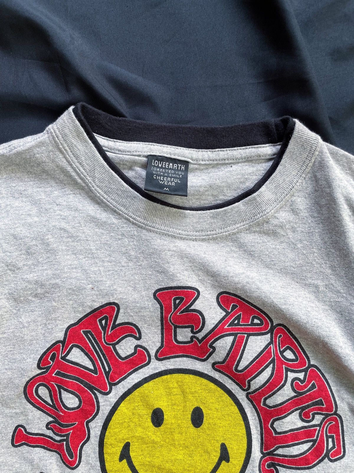 Japanese Brand LOVE EARTH DOUBLE LAYER JAPAN TEE Size US M / EU 48-50 / 2 - 4 Thumbnail