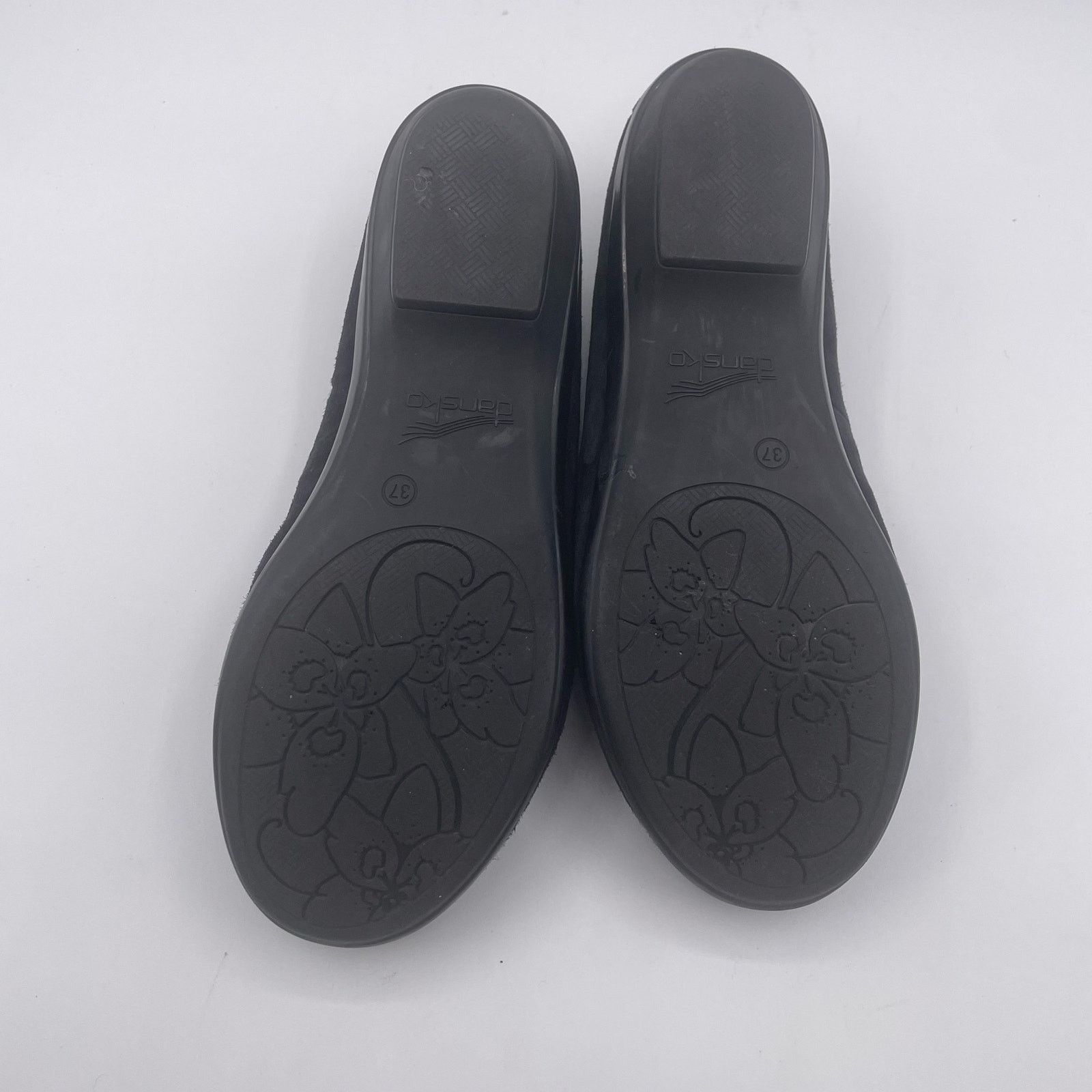 Dansko Dansko Olena Suede Shoes Slip On Black Womens Size US 7 / IT 37 - 8 Thumbnail