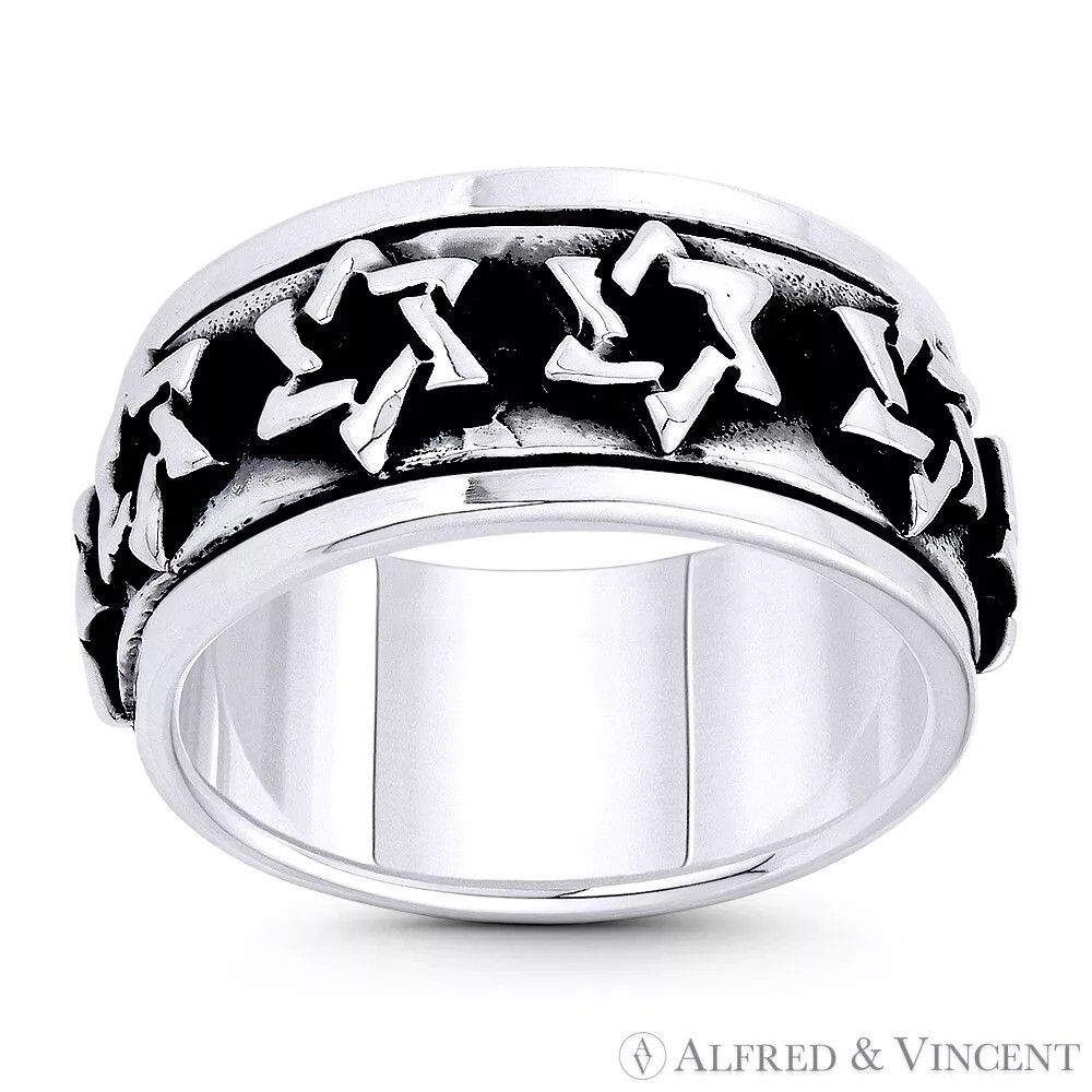 Other Star of David Jewish Emblem Religious Charm Men's Ring Size ONE SIZE - 1 Preview