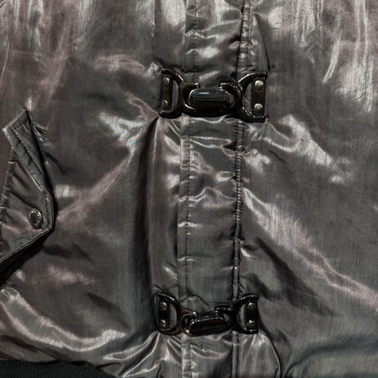 In The Attic In The Attic Homme Metallic Cyber Puffer Vest Size US L / EU 52-54 / 3 - 3 Thumbnail