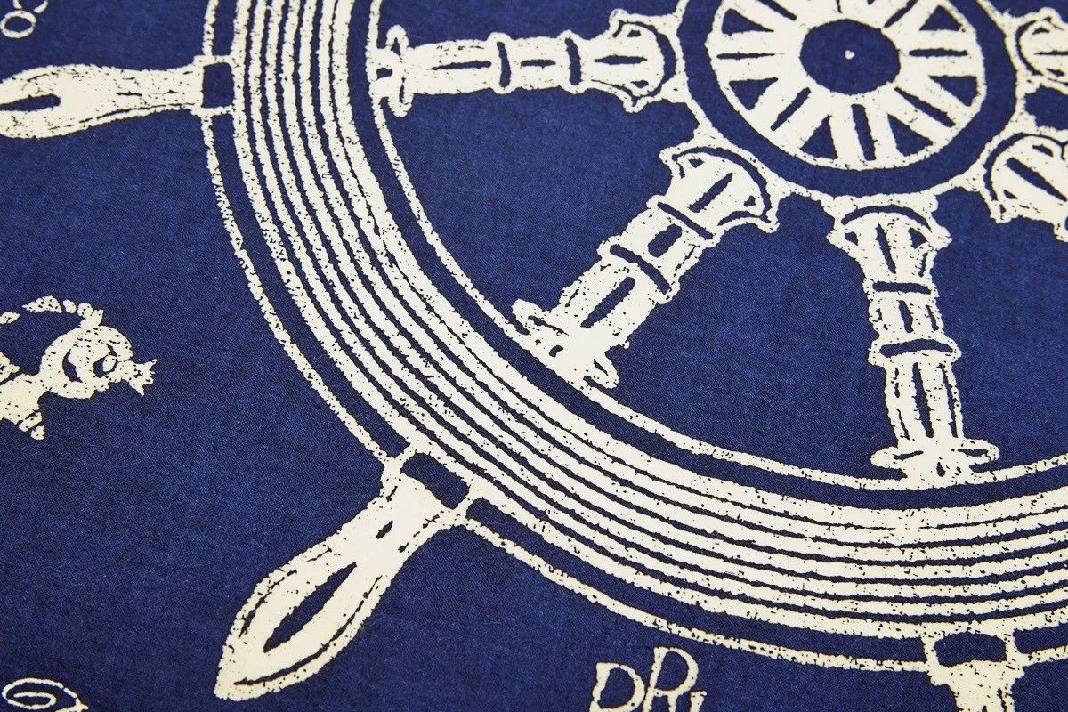 RRL Ralph Lauren RRL INDIGO Bandana COTTON Scarf handkerchief Size ONE SIZE - 2 Thumbnail