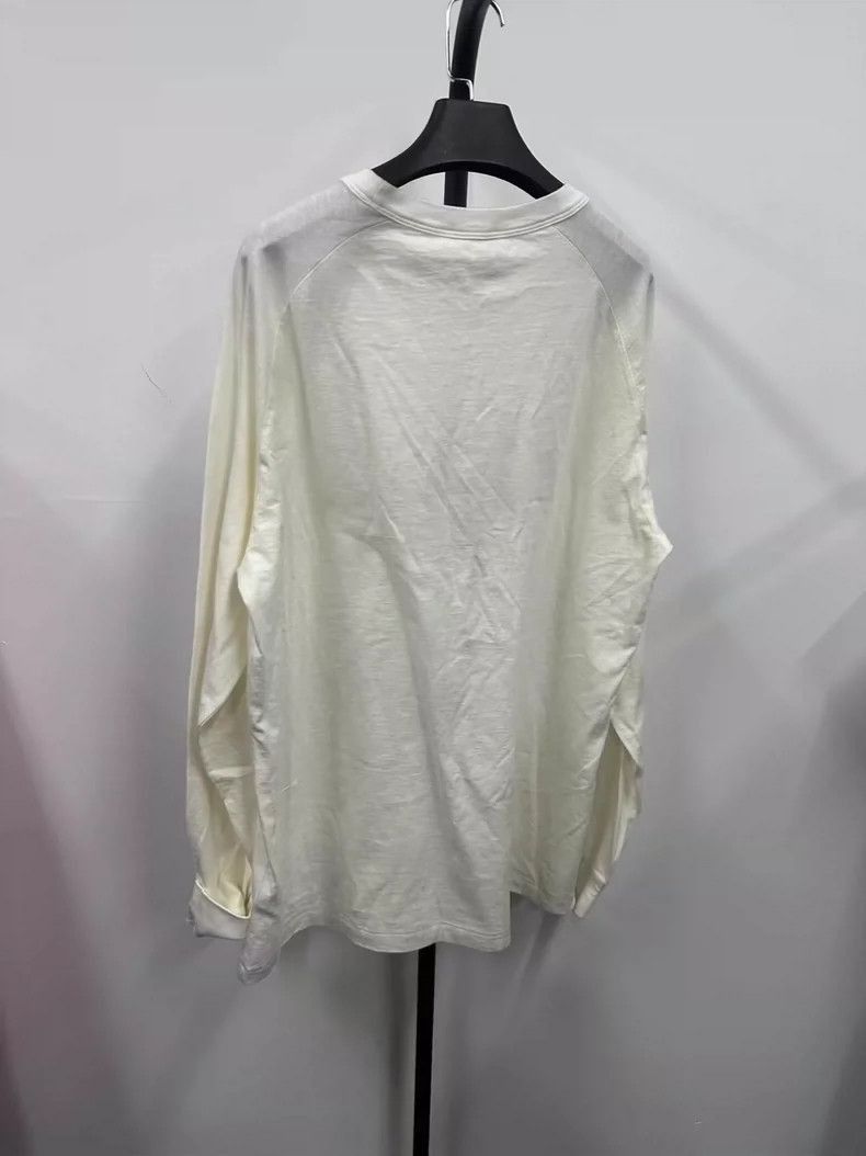Dior Dior Logo Embroidered Long Sleeve TShirt-2506 Size US XL / EU 56 / 4 - 2 Thumbnail