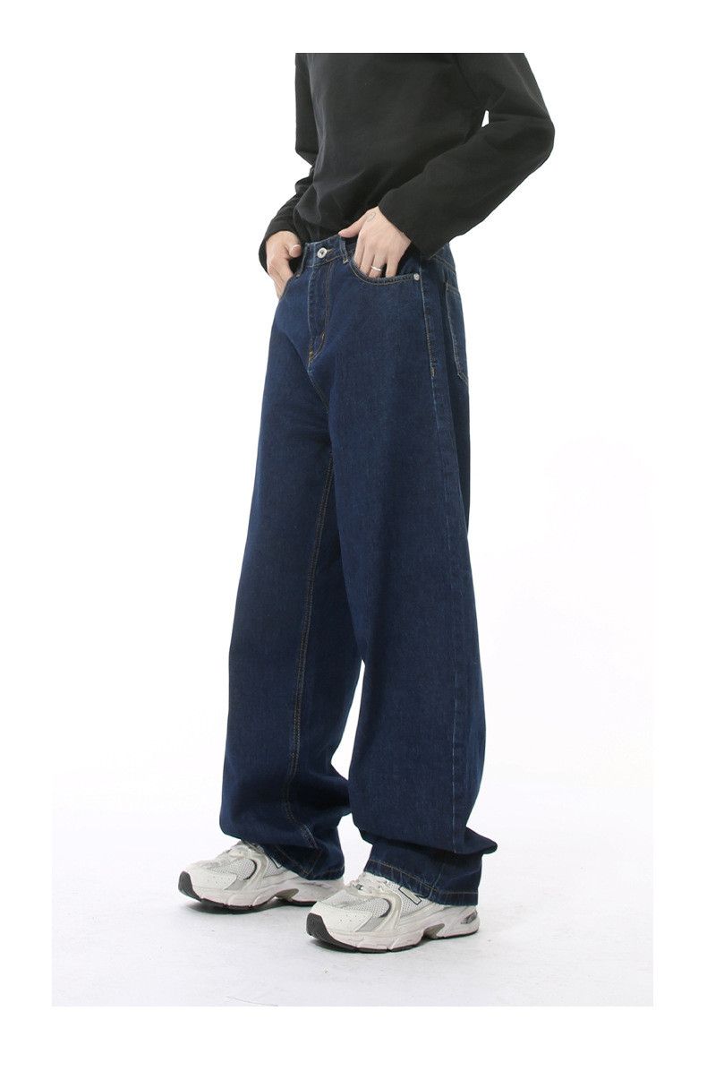 Japanese Brand Japanese retro wide-leg washed curved jeans Size US 32 / EU 48 - 3 Thumbnail