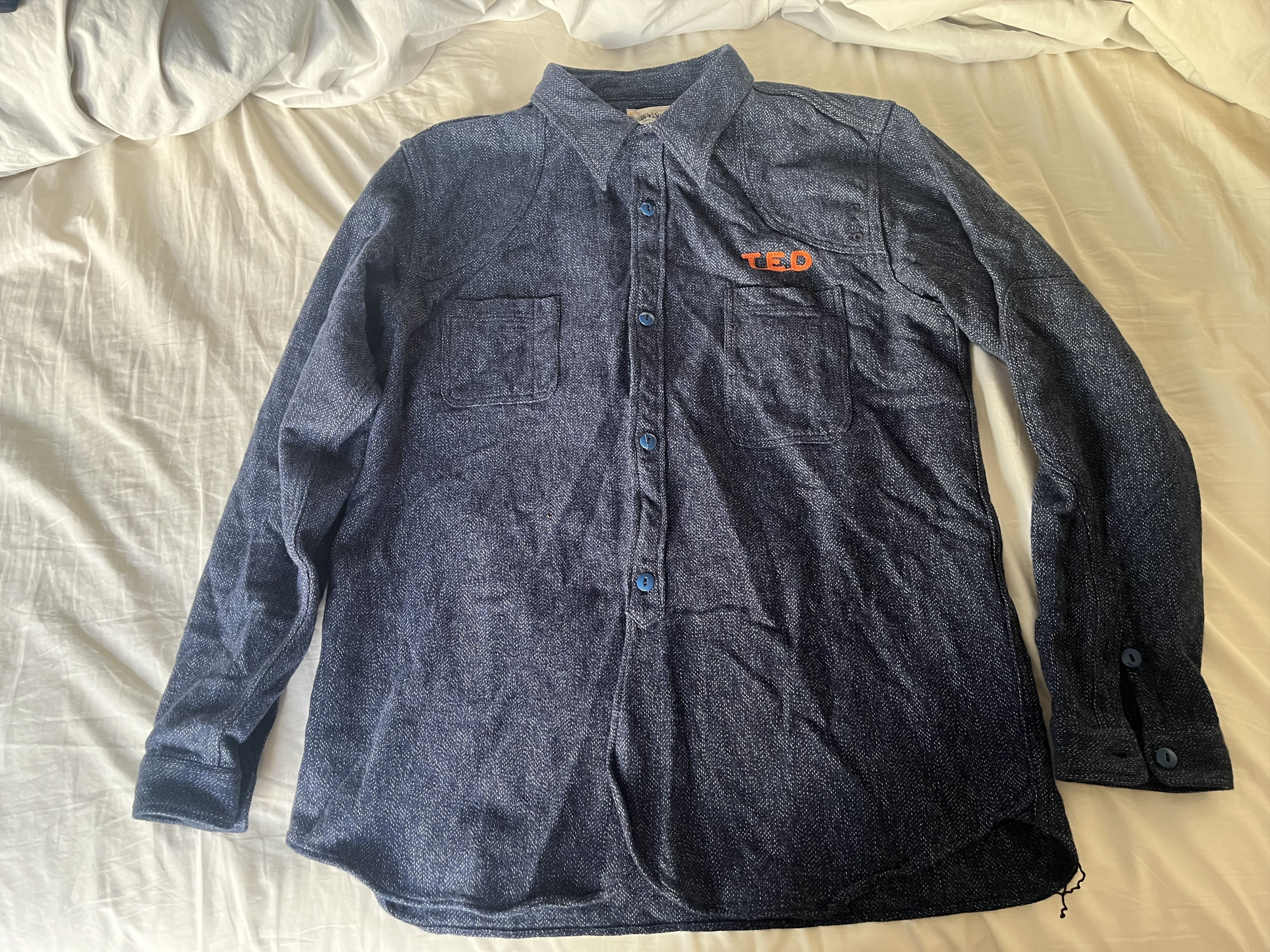 Pherrow's Chain Stitch Shirt Jacket Size US M / EU 48-50 / 2 - 1 Thumbnail