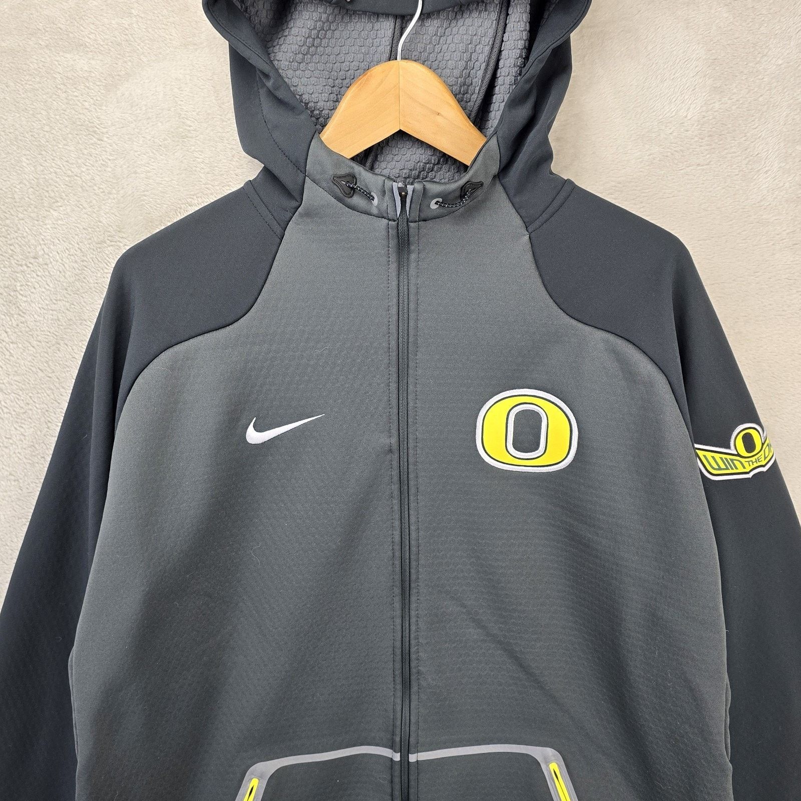 Nike Nike Therma-Fit Oregon Ducks Win The Day Zip Up Hoodie Large Size US L / EU 52-54 / 3 - 3 Thumbnail