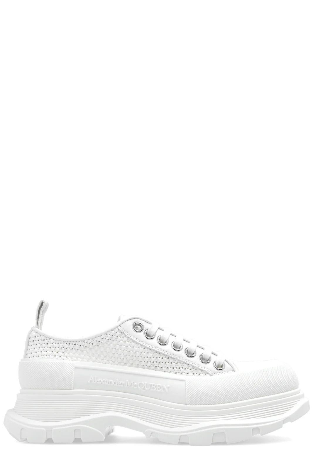 Alexander McQueen o1y0225 Low Top Sneakers in White Size US 10 / IT 40 - 1 Thumbnail